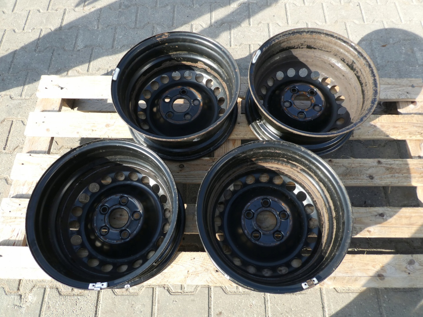 VW T5 CERCHI Ferro 7H0601027D 6.5JX16 ET51
