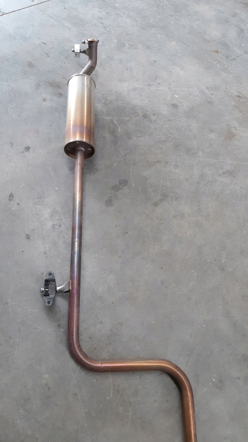 Tlumik koncowy mitte Opel Corsa F 1,2