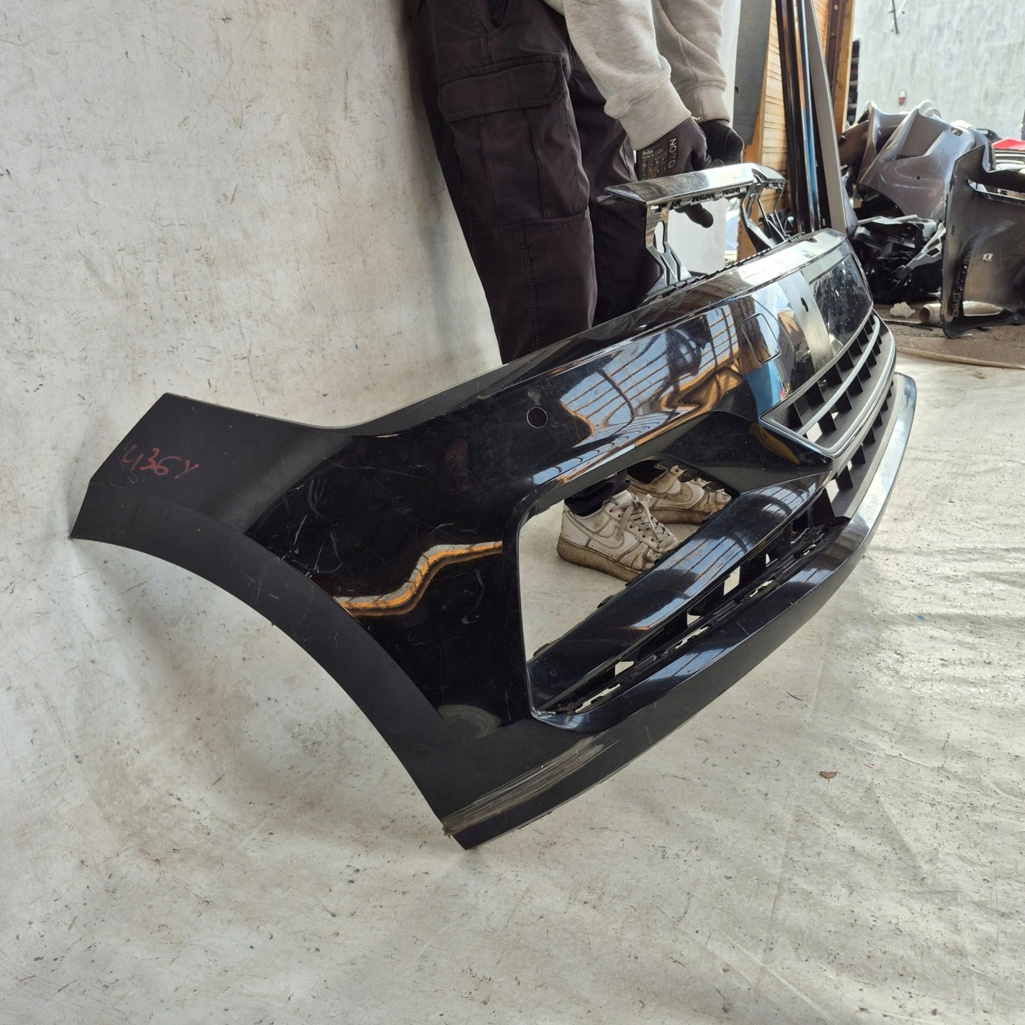 VW POLO VI 6 2G 17-21 bumper front front PDC