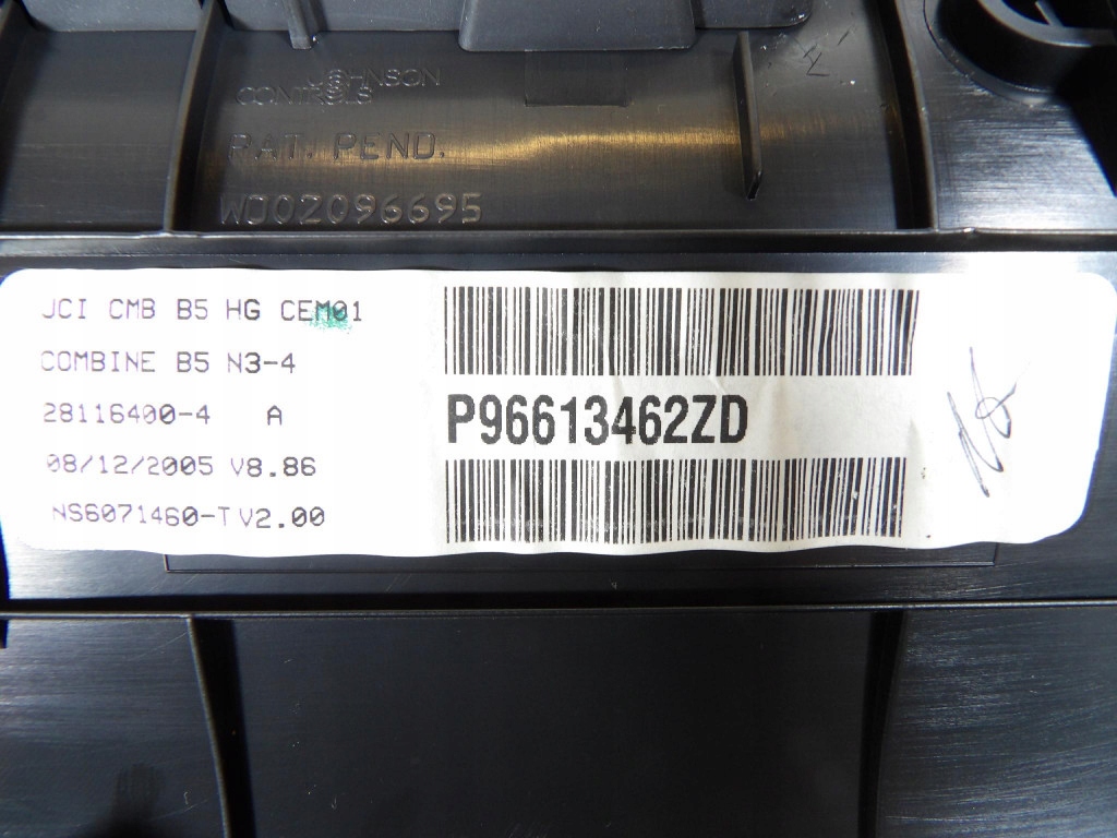 CITROEN C4 1.6HDI dials P96613462ZD
