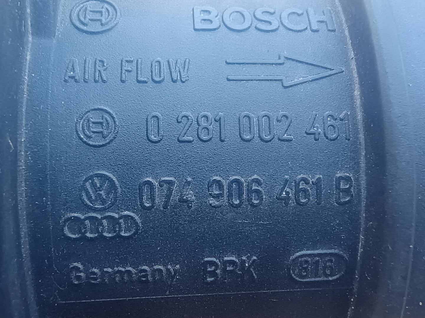 flow meter 0281002461 VW AUDI SKODA