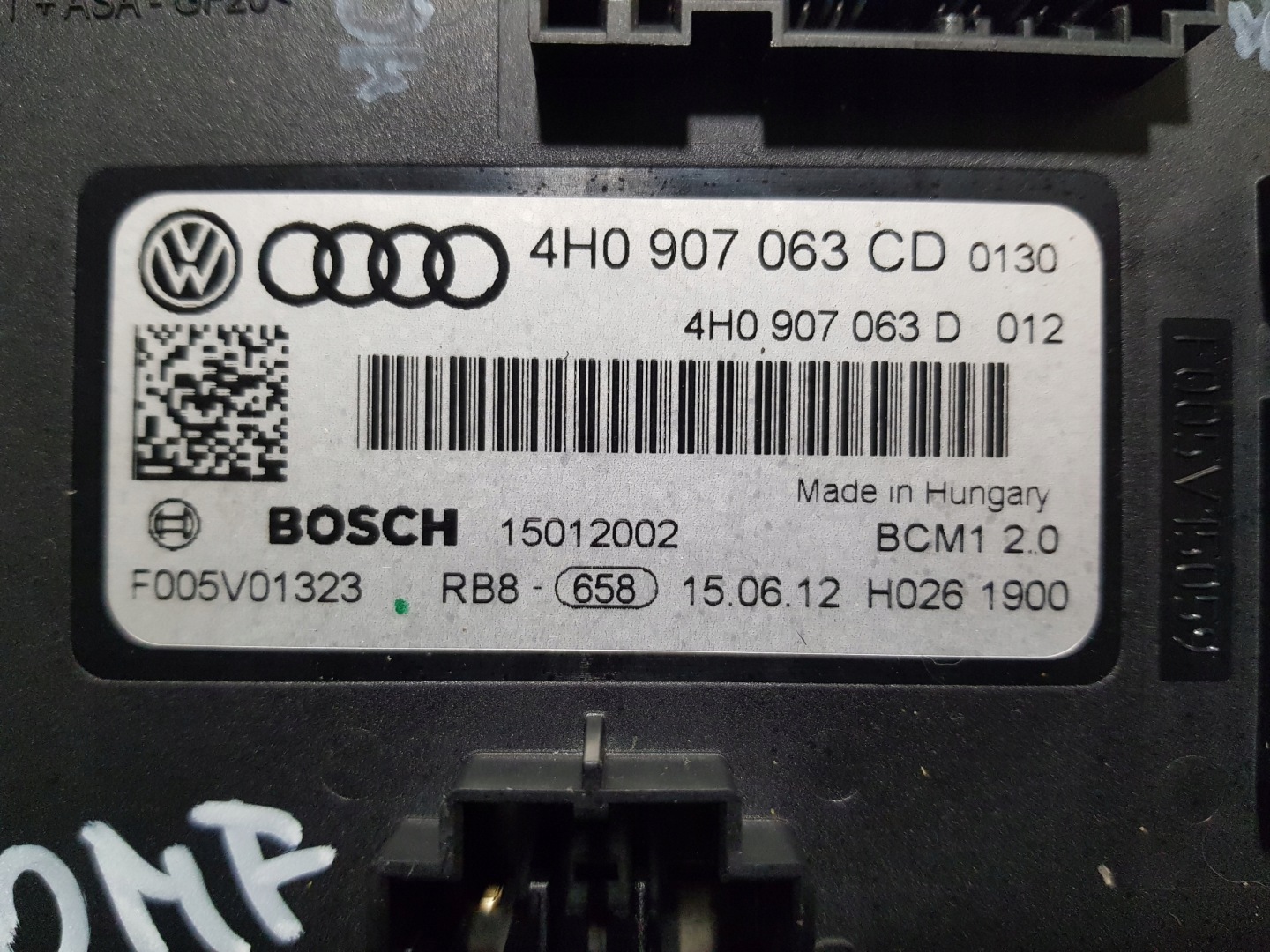 module control unit KOMFORTU AUDI A8 D4 4H0907063CD