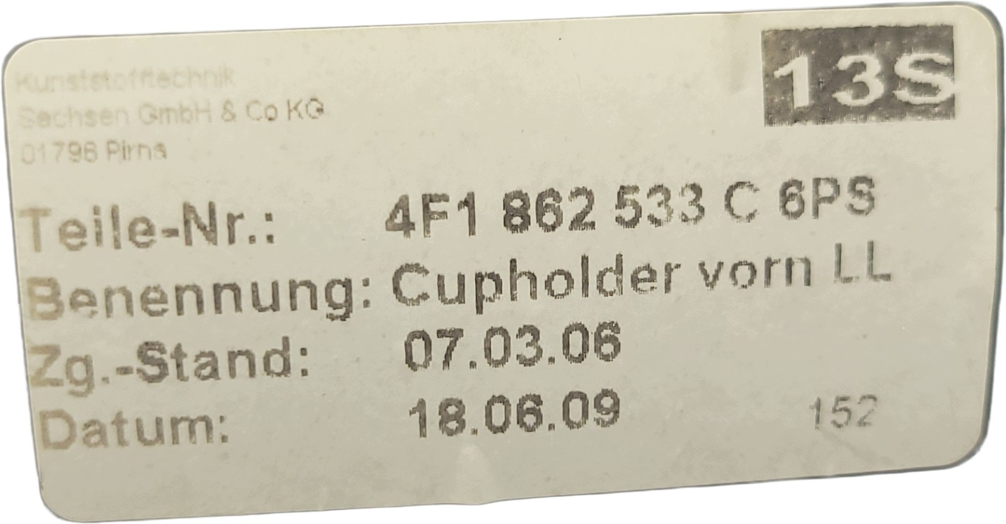 AUDI A6 C6 LIFT PANEL MMI central TUNEL DEKOR frame 6PS EUROPA