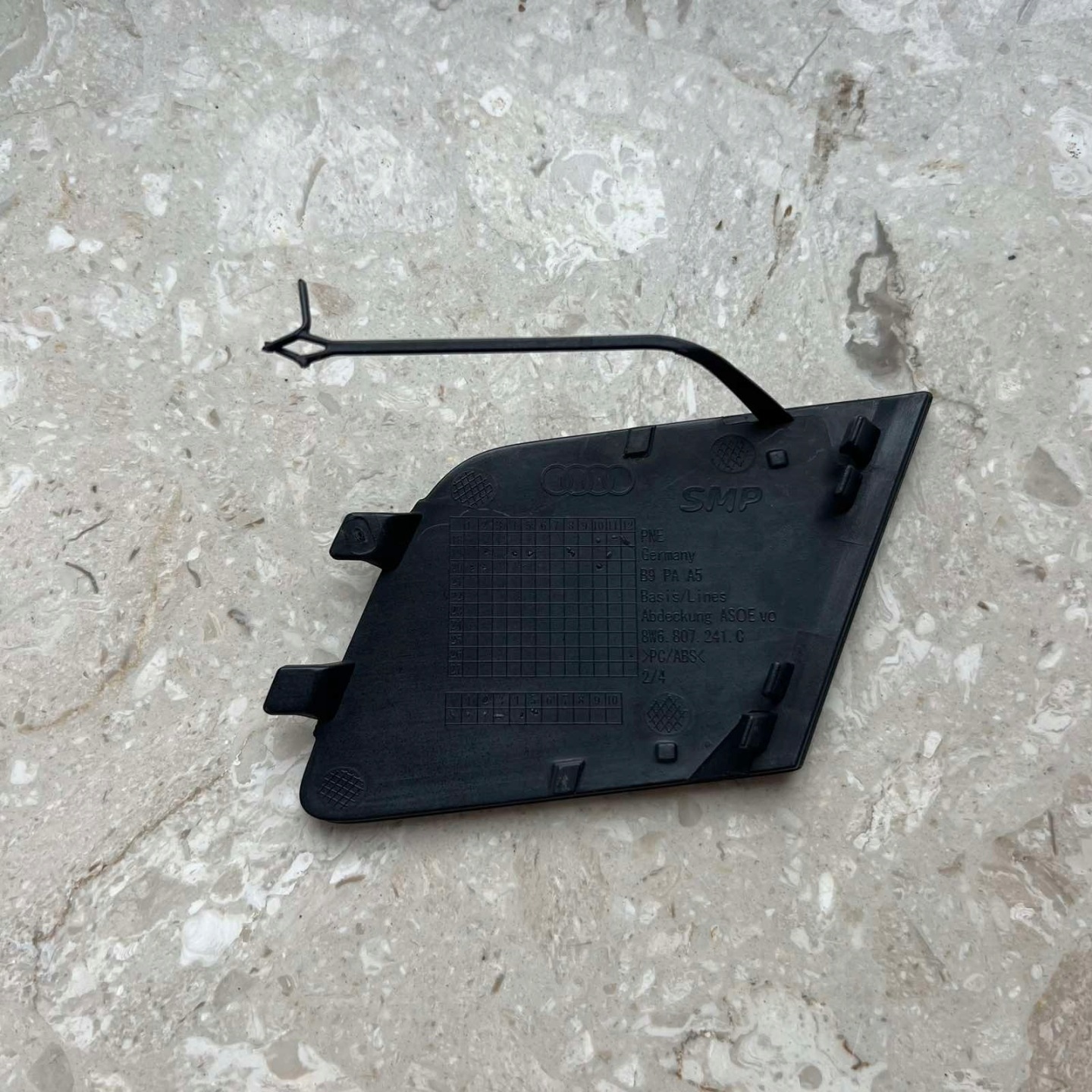 AUDI A5 B9 LIFT 2019- spoiler bumper front 8W6807241C