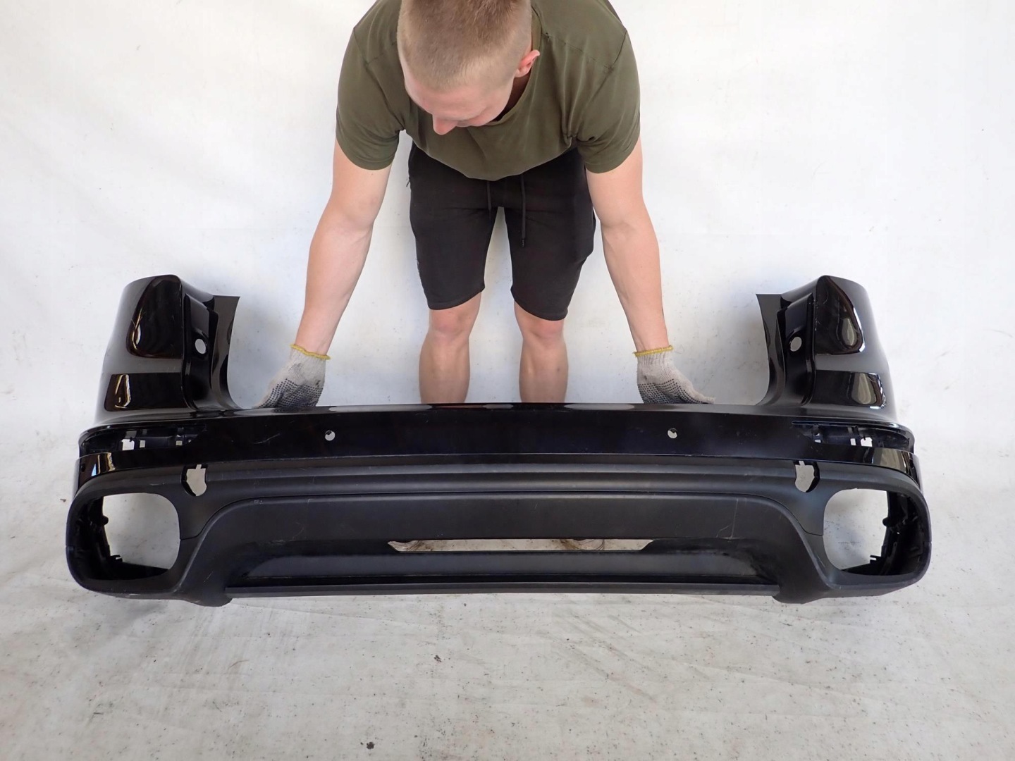 PORSCHE CAYENNE II 2 LIFT 14-17 bumper rear part rear PDC