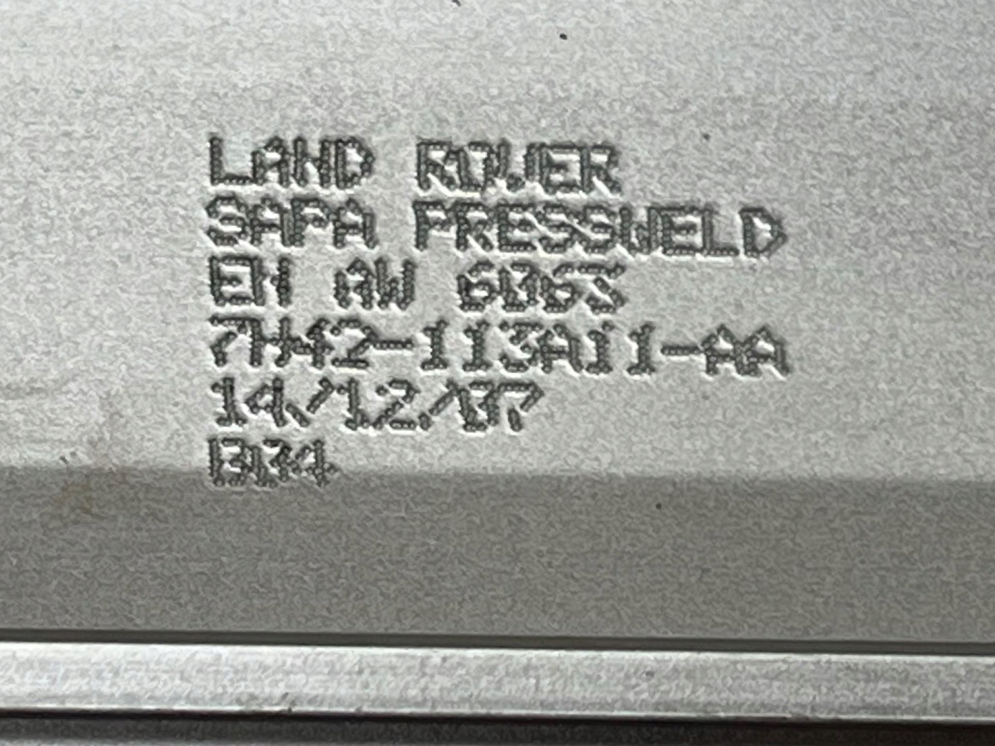 moulding threshold inner komplet Land Rover Range Rover 3 facelift 2008