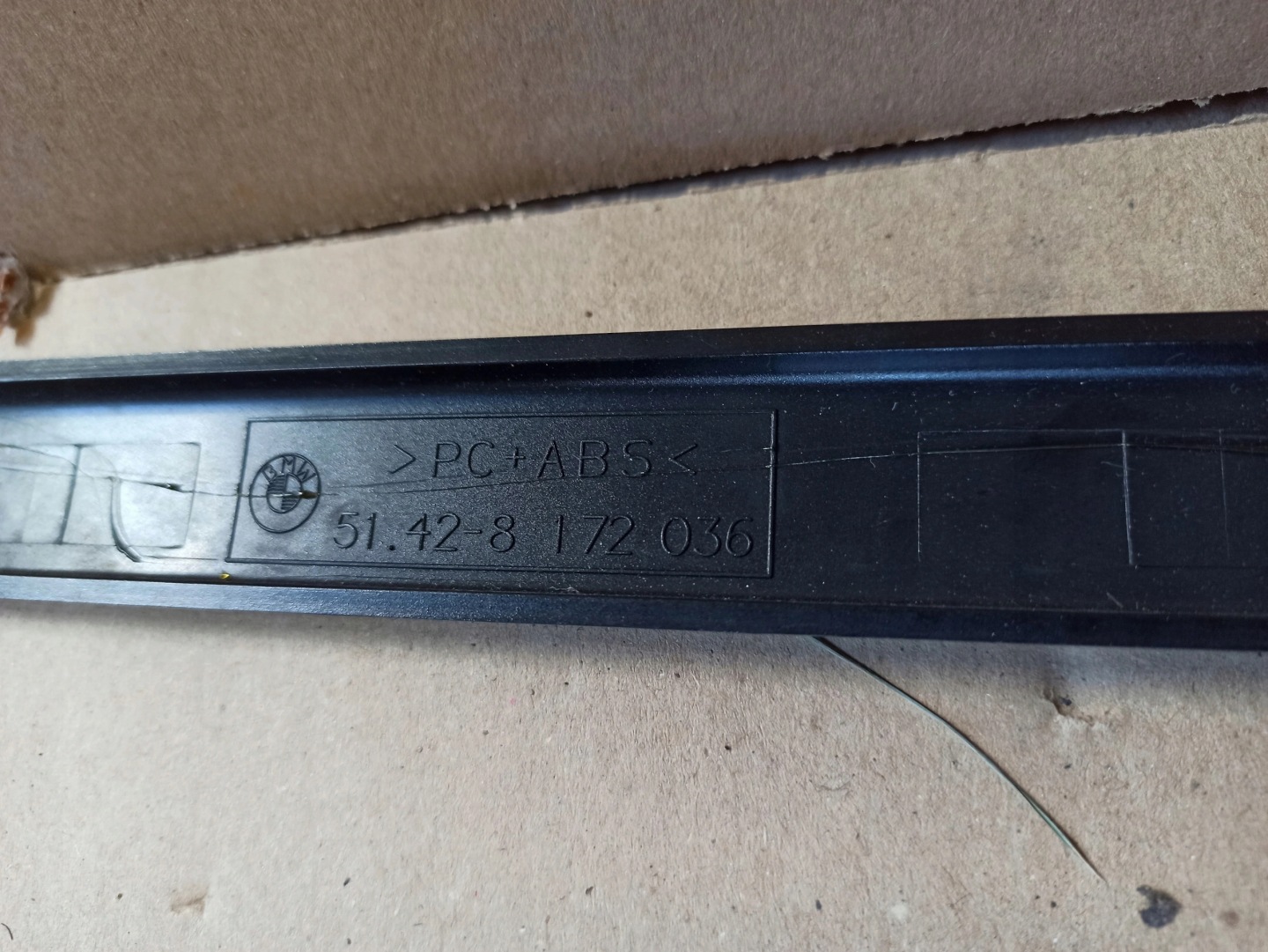 DEKOR door BMW E39 KOMPLET black, 8172036