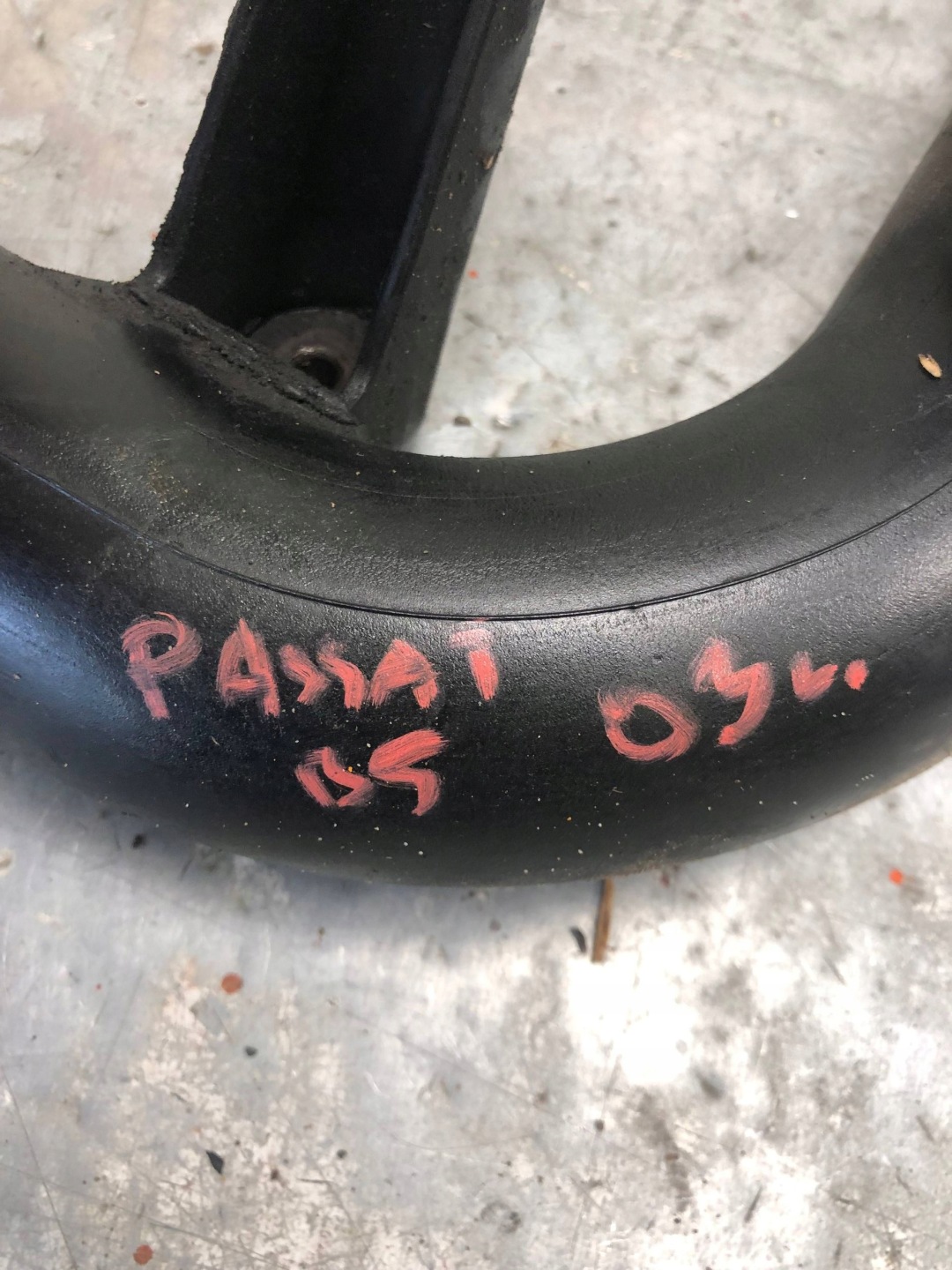 cijev prijenos interkulera VW PASSAT B5 8E0145762B 038906051C