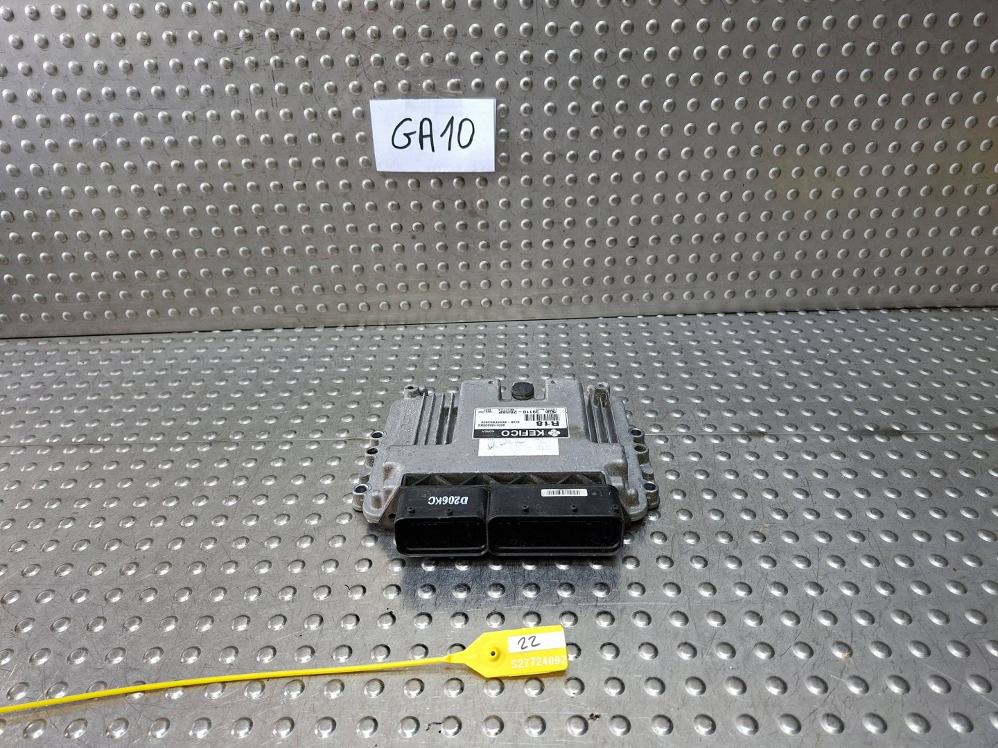 computer control unit of the engine KIA CEED II 12-16 1.6 GDI 39110-2BRBP