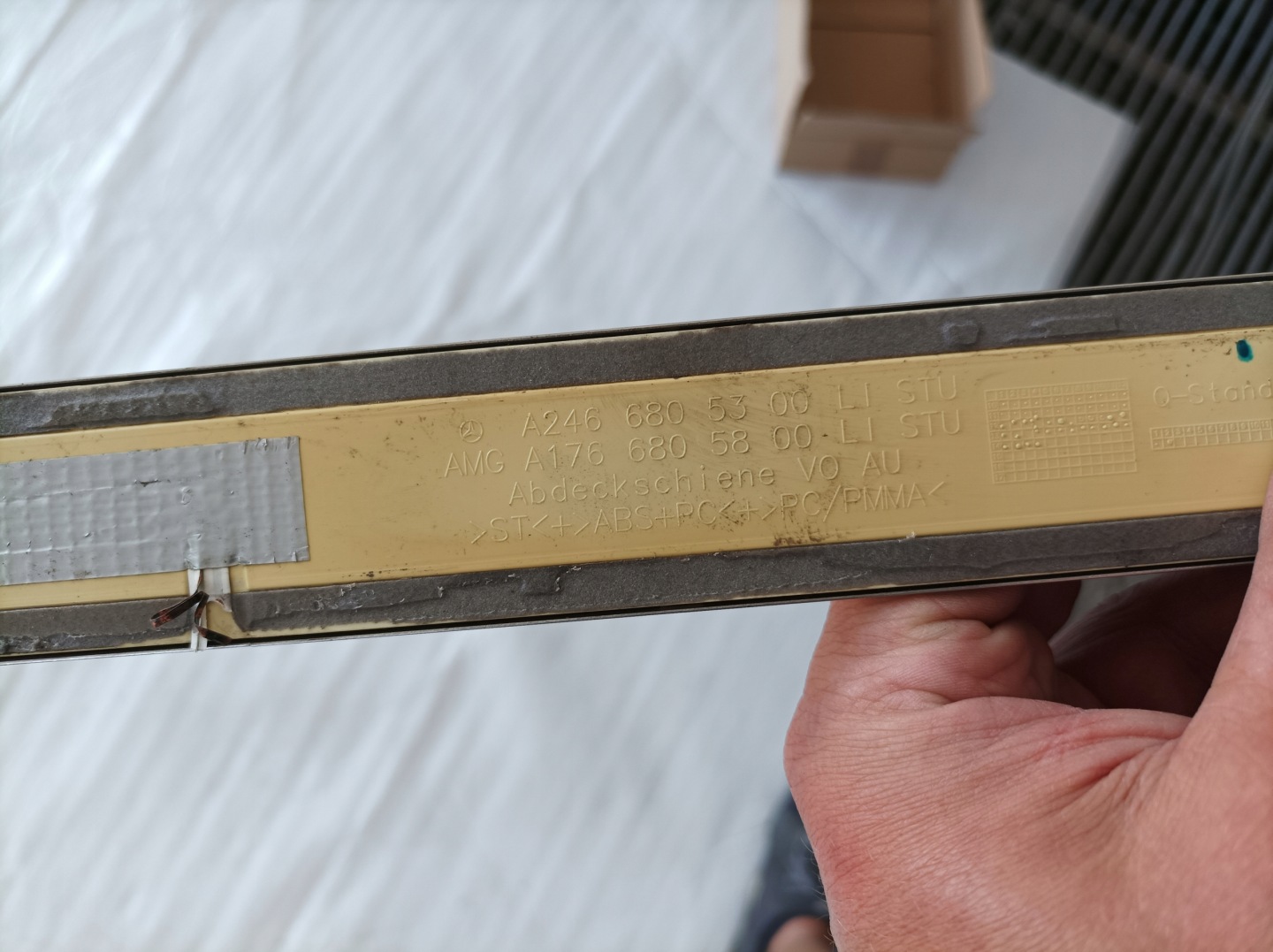 MERCEDES A45 W176 AMG moulding threshold left