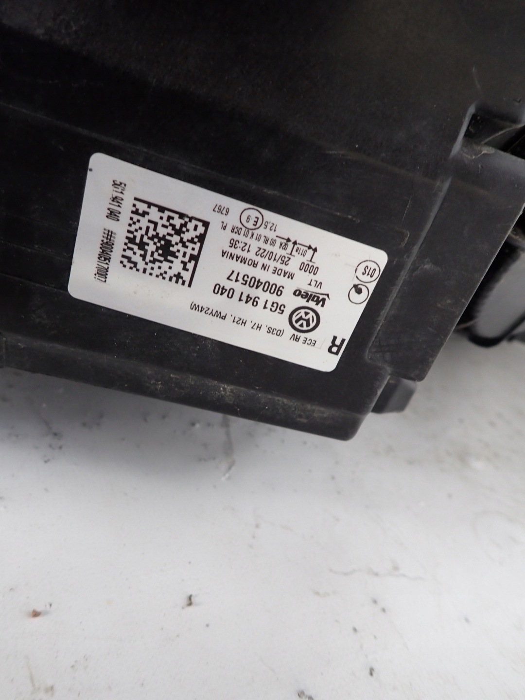 VW GOLF 7 VII 5G 12- light right front front 5G1941040