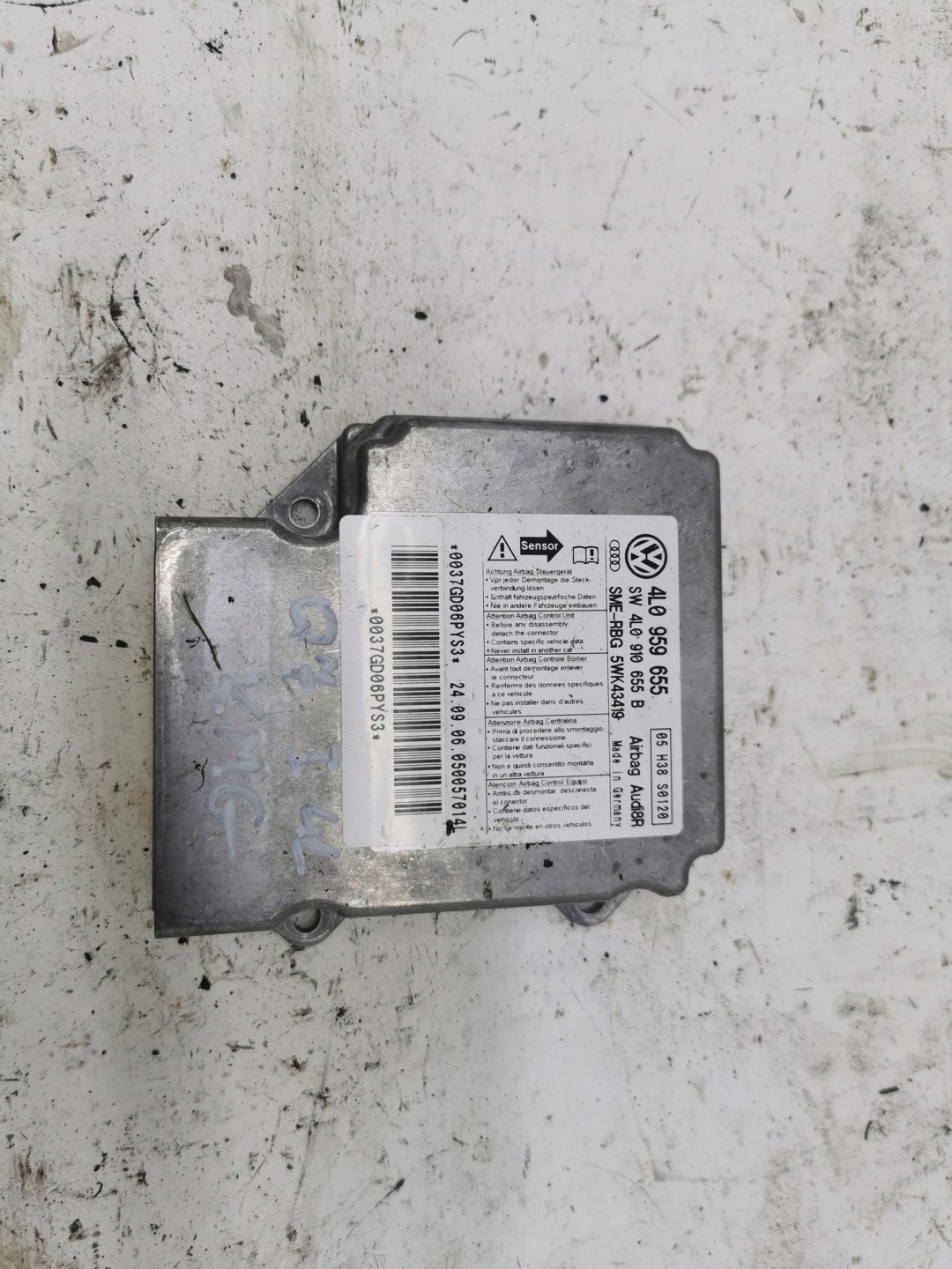 modulo Centralina airbag AUDI Q7 e 4L 4L0959655B
