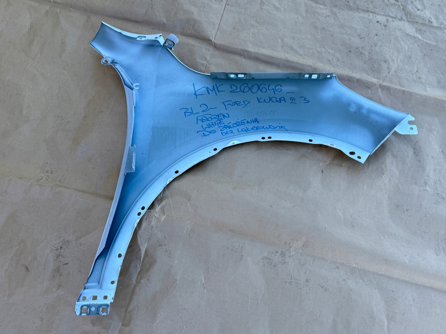 FORD KUGA MK3 2020-2026 fender left front FROZEN WHITE original