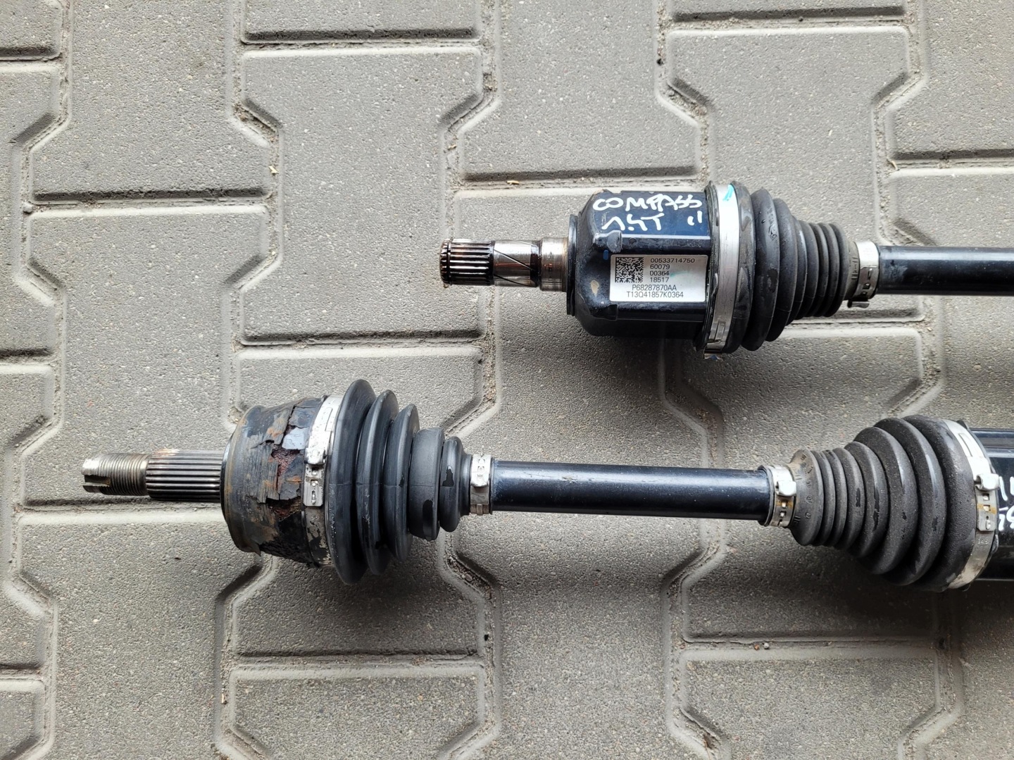 00533714750 semi-axis front front left MANUAL JEEP COMPASS II 1.4 M-AIR