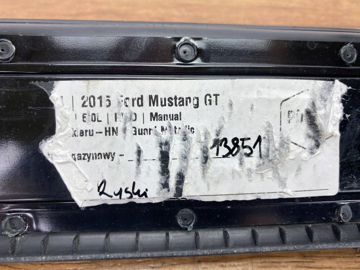 cap threshold door przednich Ford Mustang VI 2015+