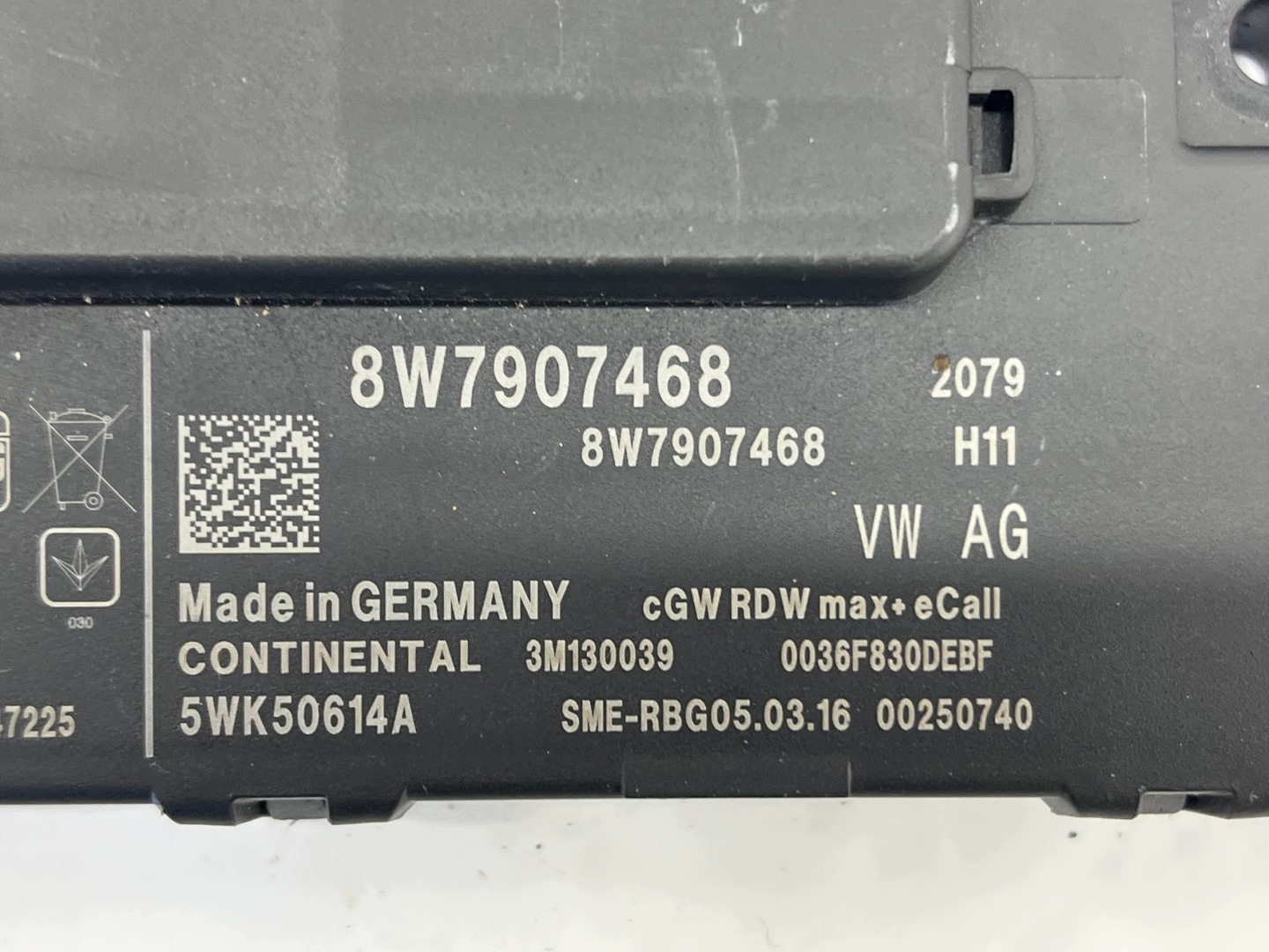 module control unit GATEWAY original 8W7907468 AUDI A5 II F5 A4 B9 8W