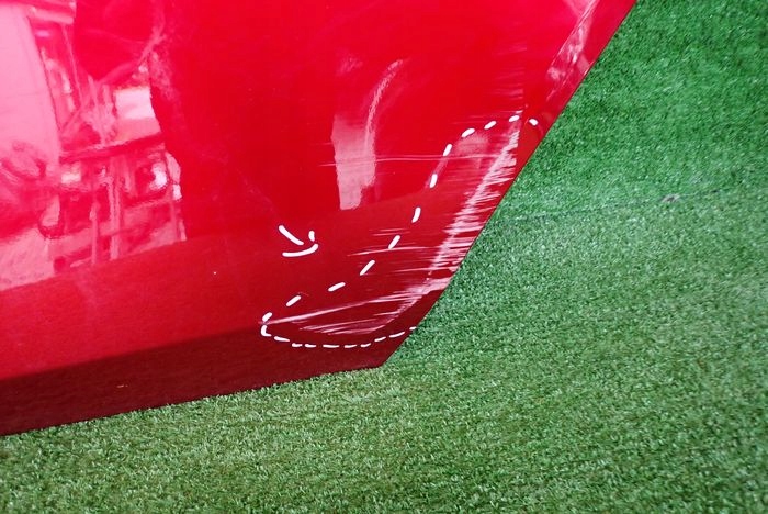 MAZDA 3 sedan 19- door left rear. rear part