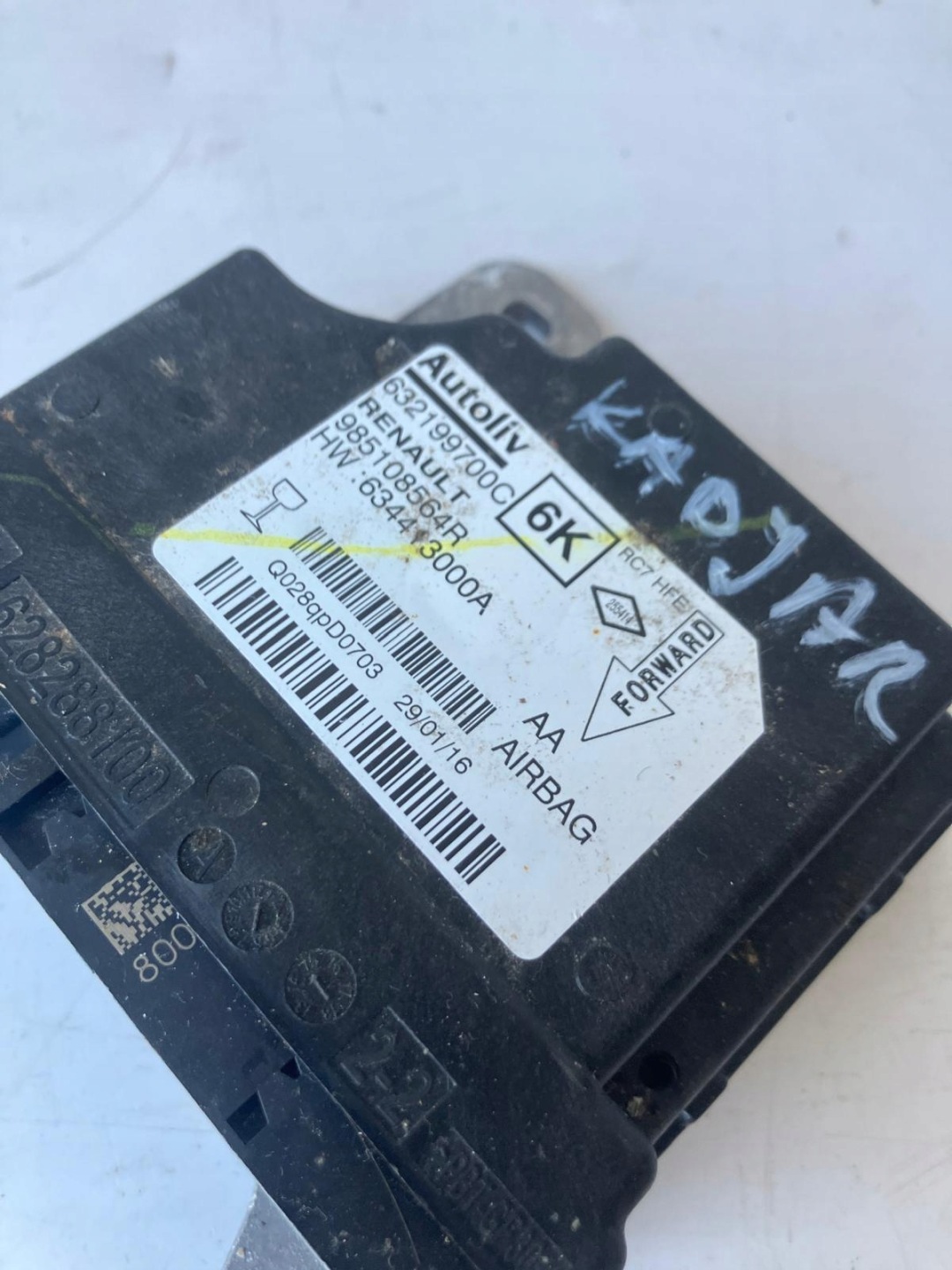 module SENSOR airbag RENAULT KADJAR 985108564R