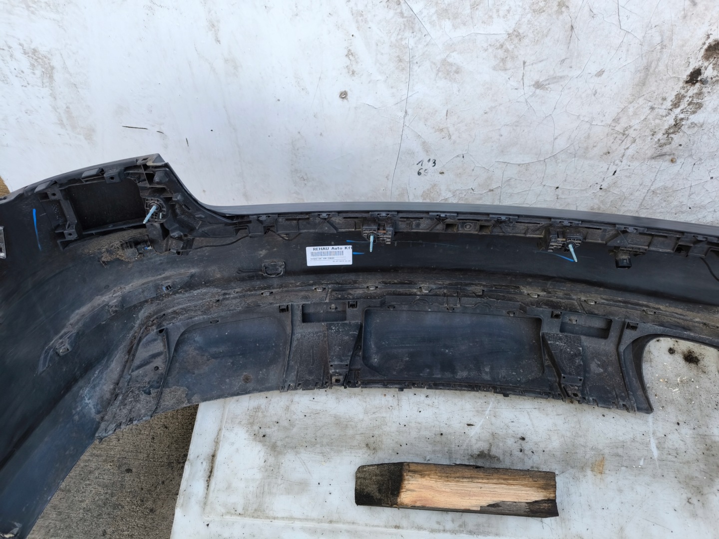 bumper rear part AUDI A3 8V sedan CABRIO PDC LZ7S original complete !!!