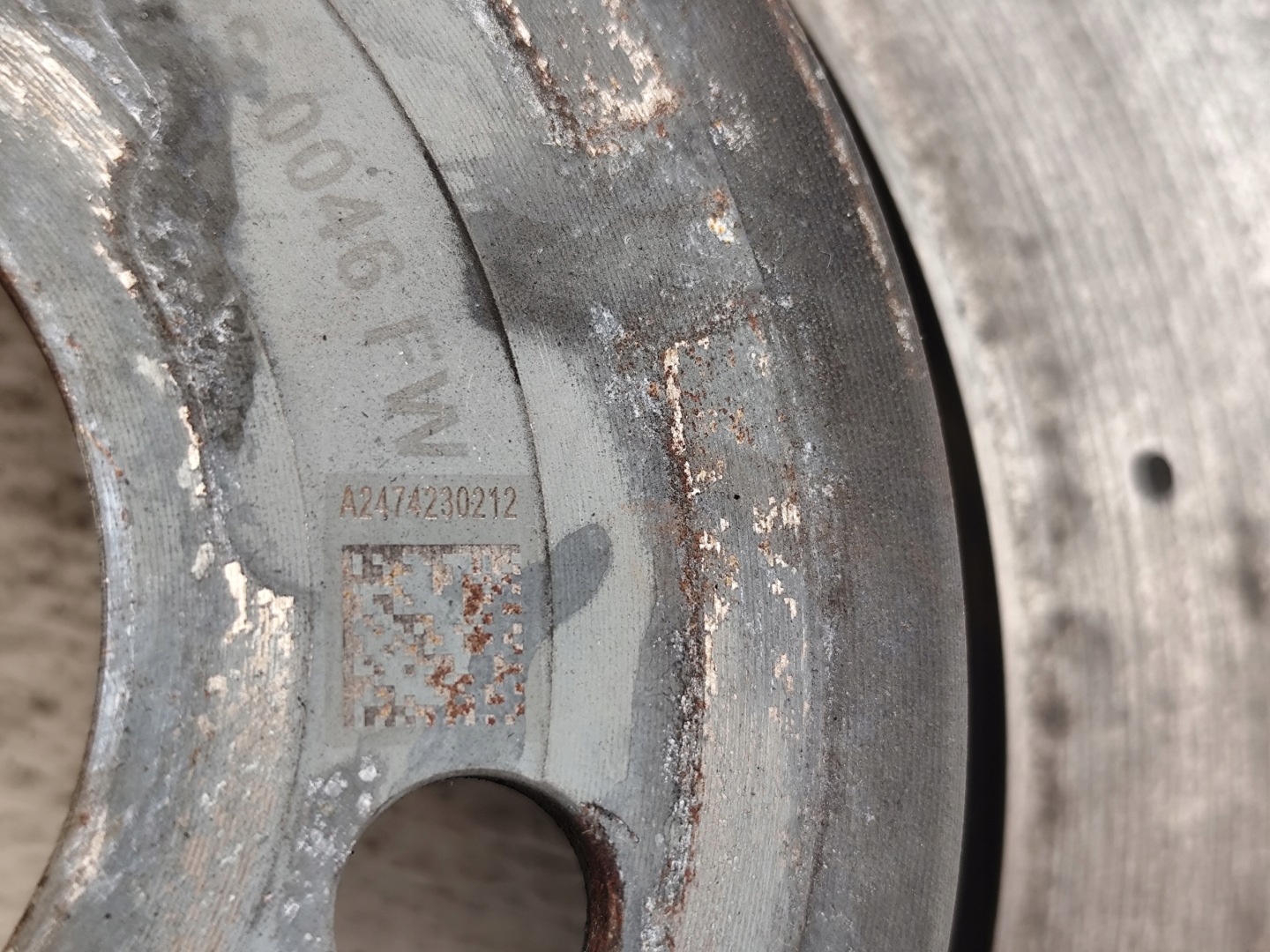 MERCEDES W177 W247 ORYGINALNE kotuče brzdové plotýnky záď 295MM