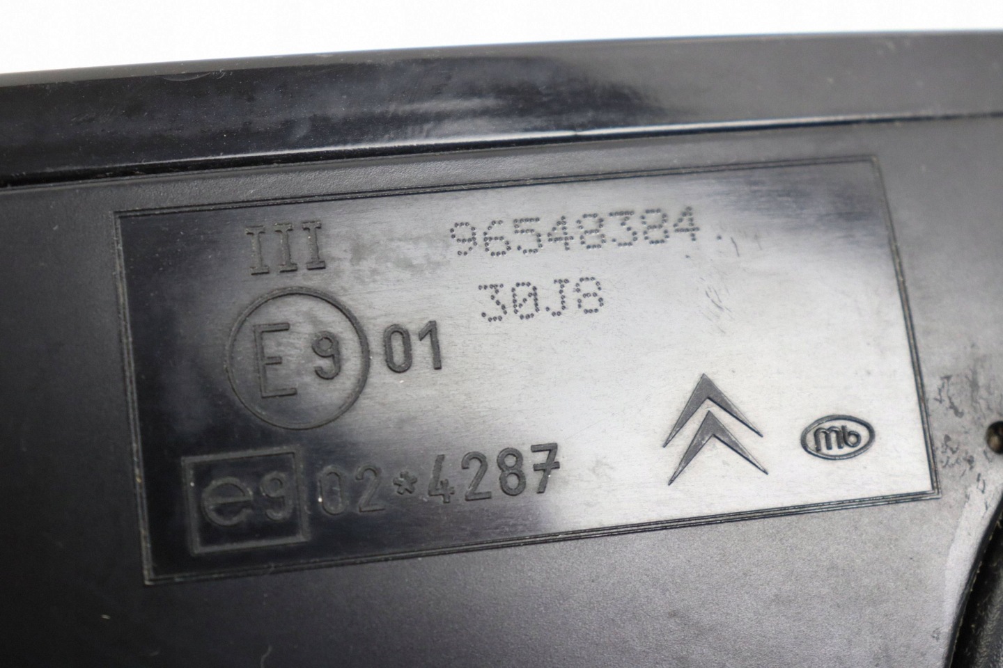 CITROEN C4 and mirror left 5+2 PIN colour black 96548384 E9024287 EUROPA