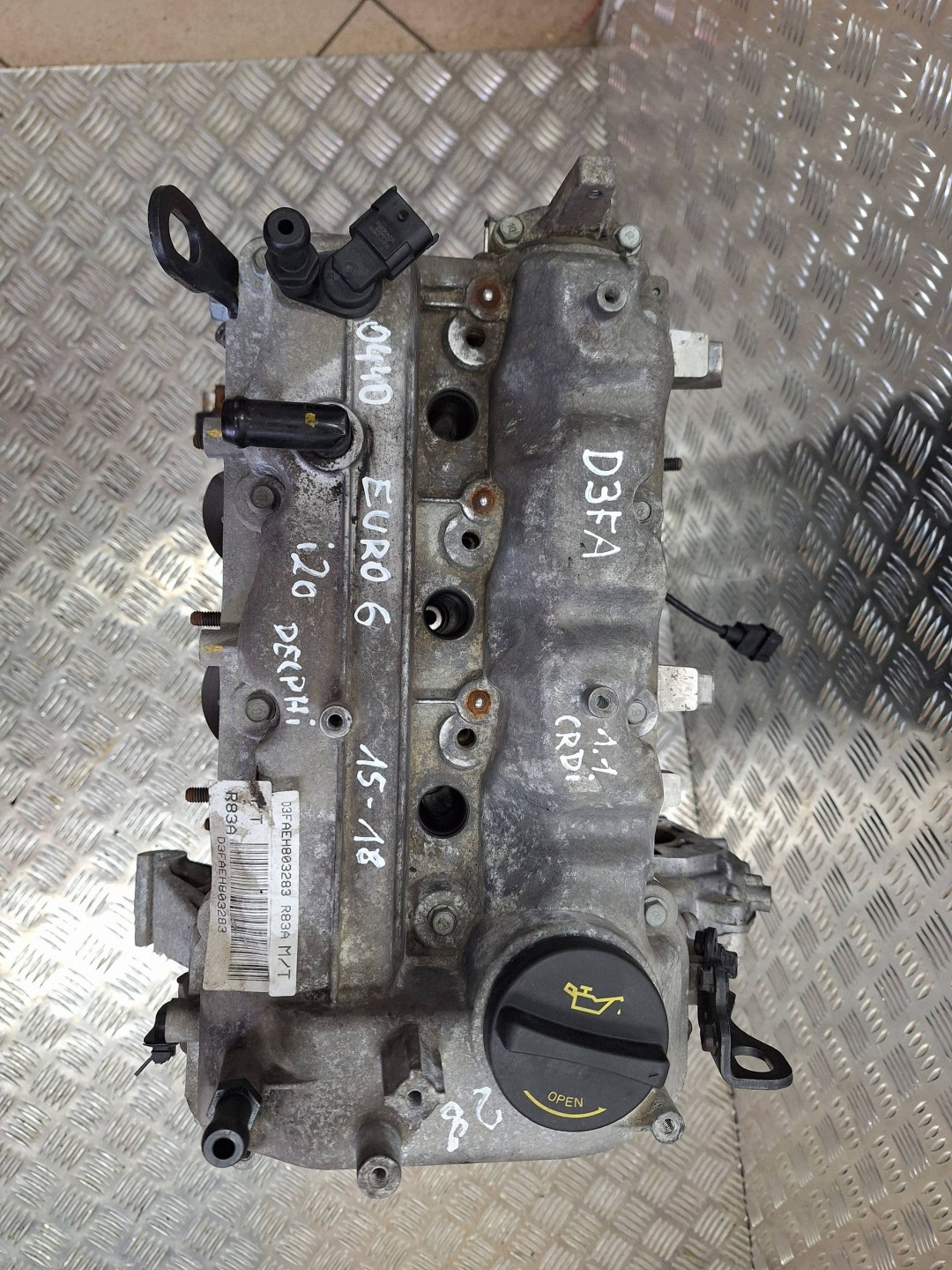 engine D3FA HYUNDAI i20 II 15-18 EURO6 DELPHI 1,1 CRDi