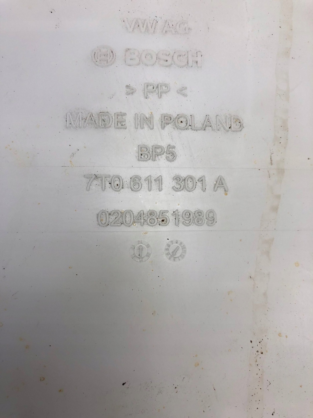 Behälter des Gasses Brems- VW T7 7T0611301A