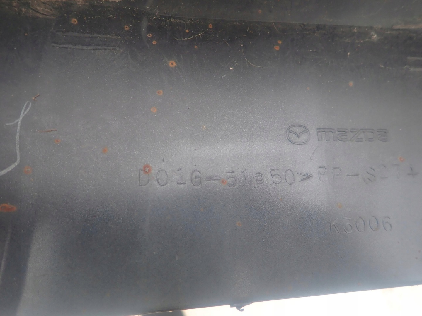 MAZDA 2 II 07-14 SPORT threshold left moulding threshold