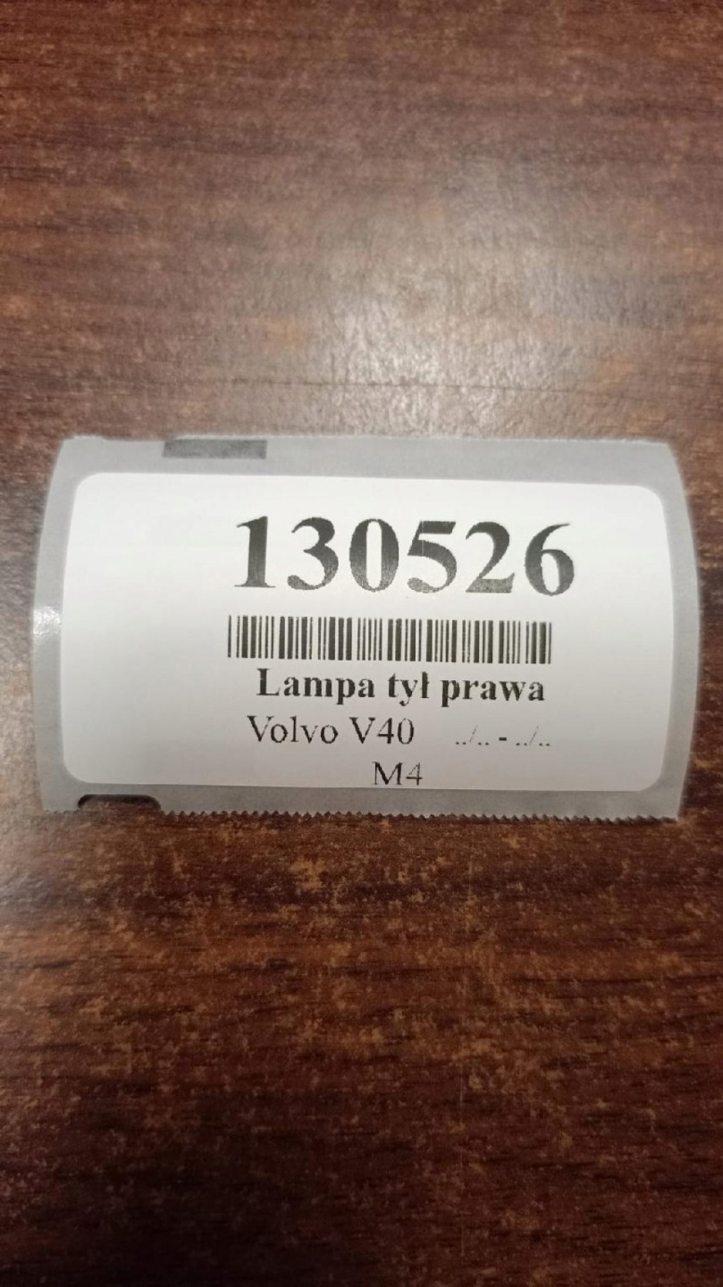VOLVO V40 light right rear part