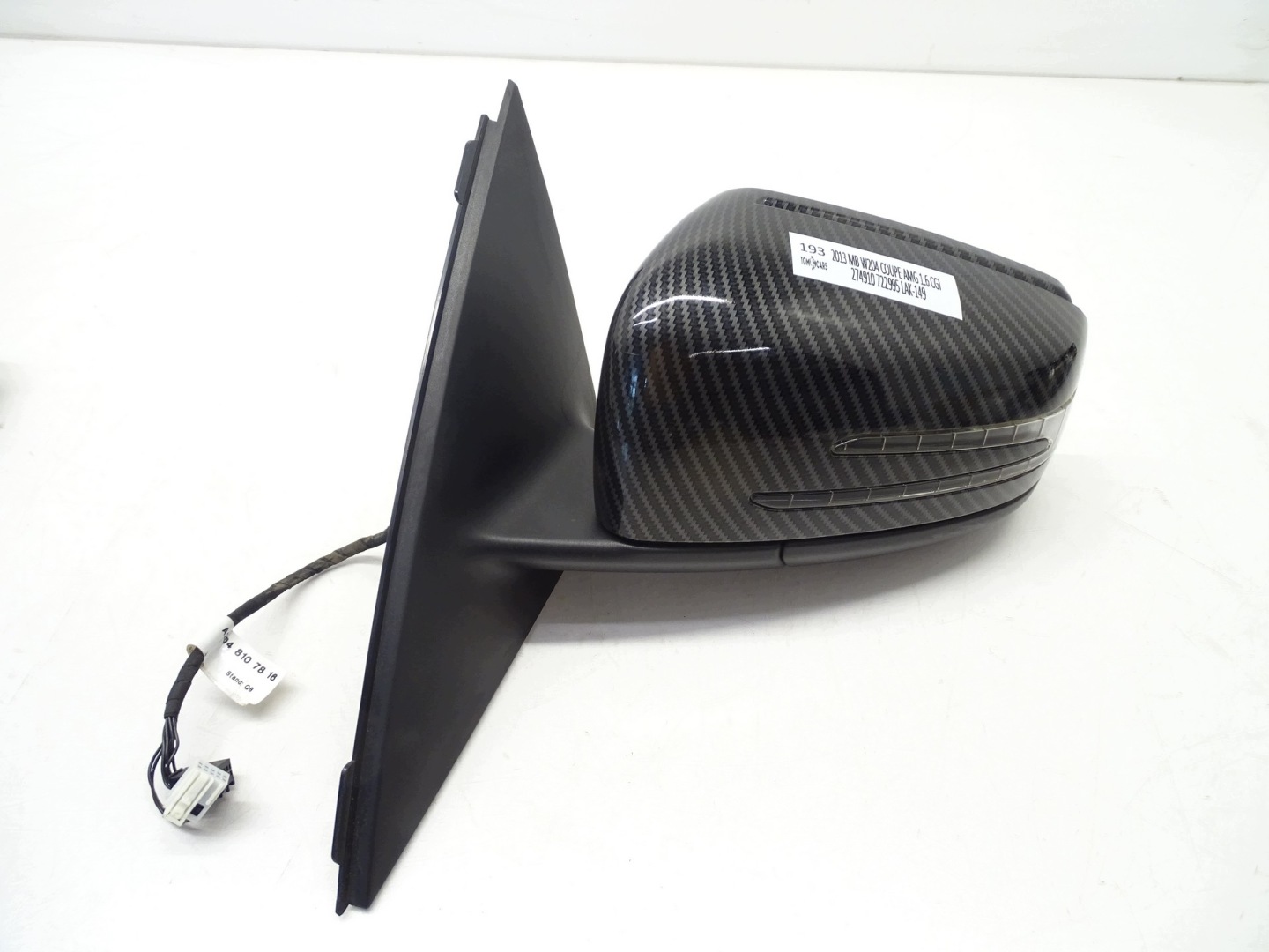mirror exterior left left MERCEDES C KLASA W204 COUPE 7+2 PIN UK