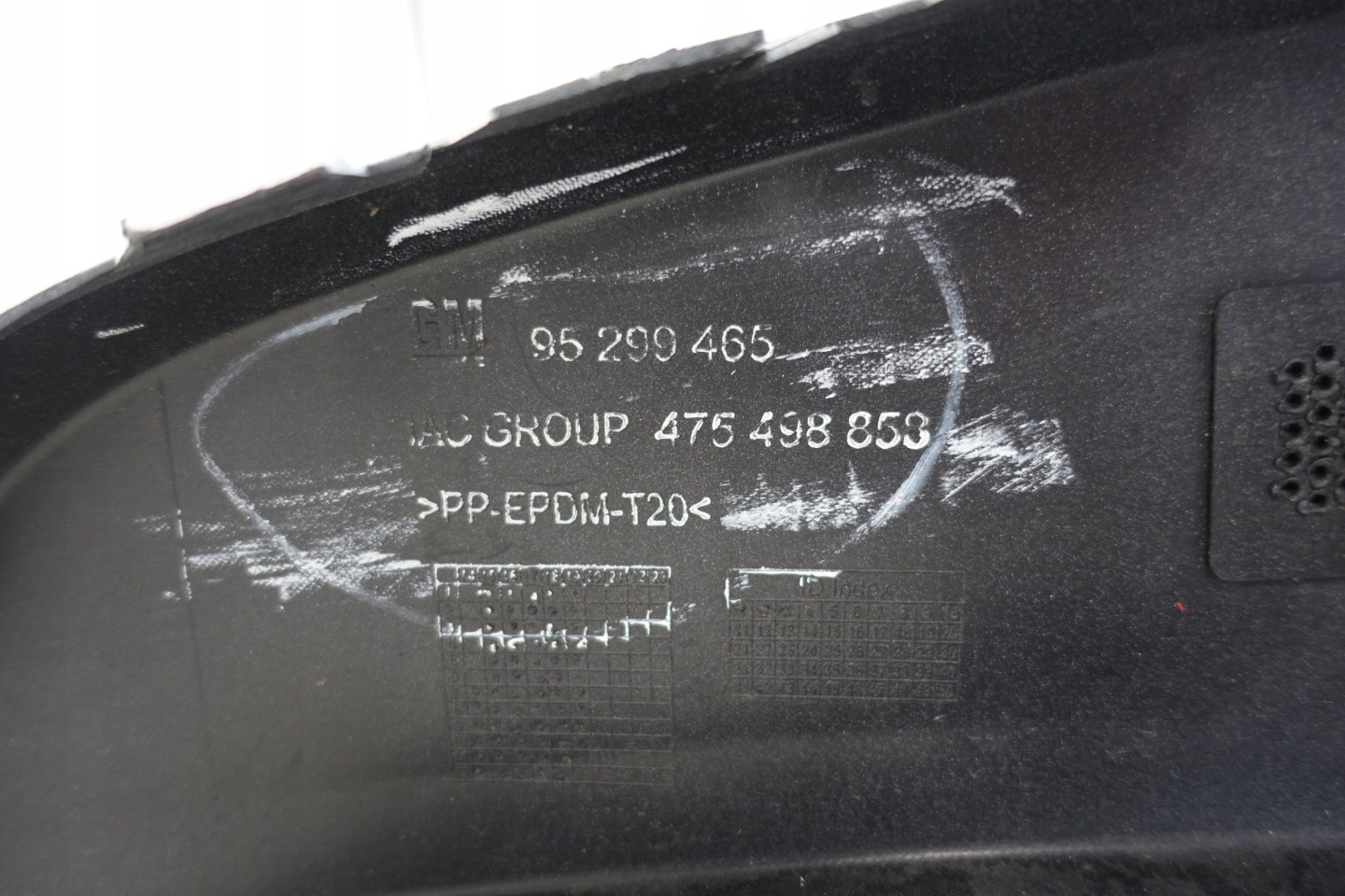 OPEL MOKKA and 2012- bumper front front 95299465