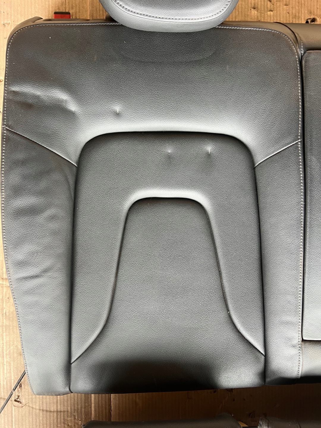 AUDI A5 8T 3D COUPE SIEDZISKO Sitz heck hinten Leder schwarze