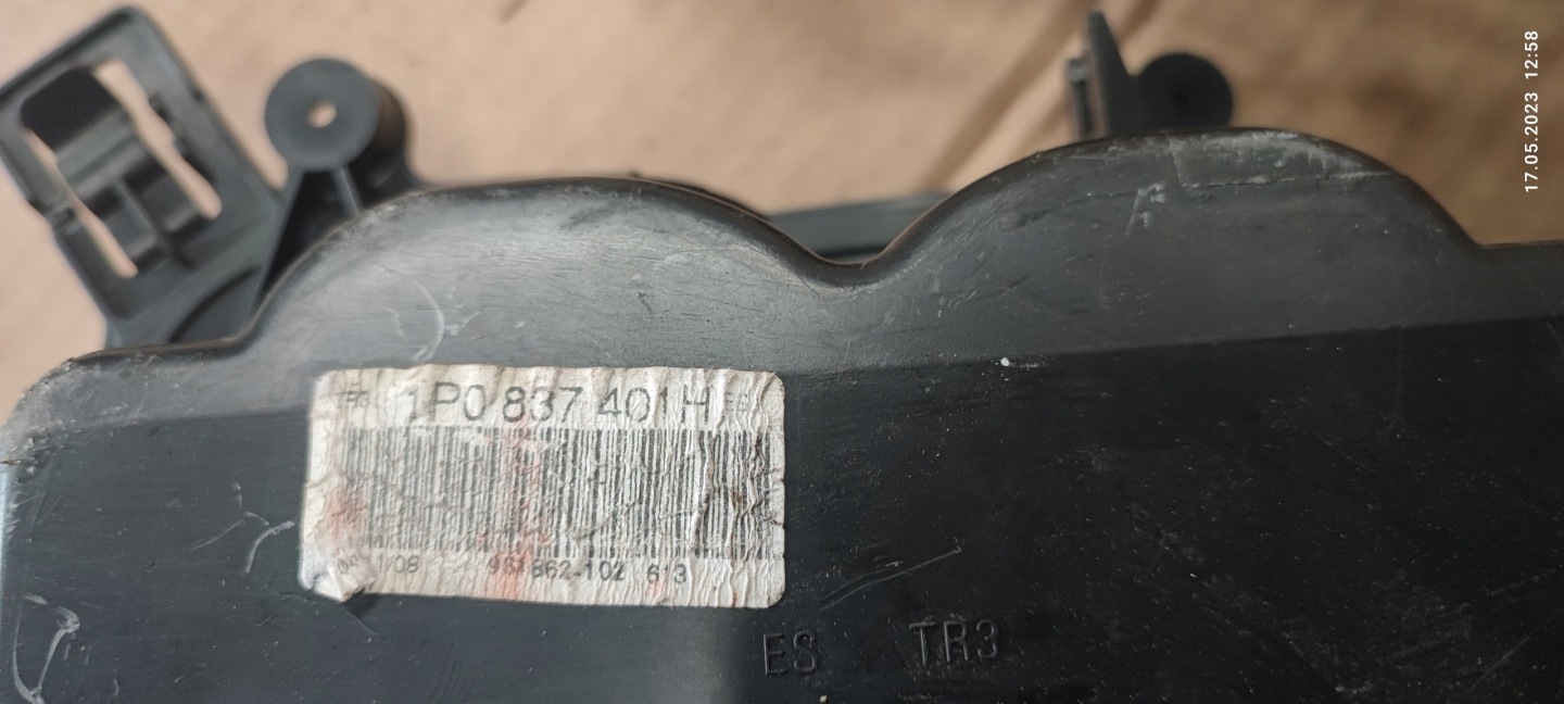 SEAT LEON II 1P window regulator left front KOMPLET