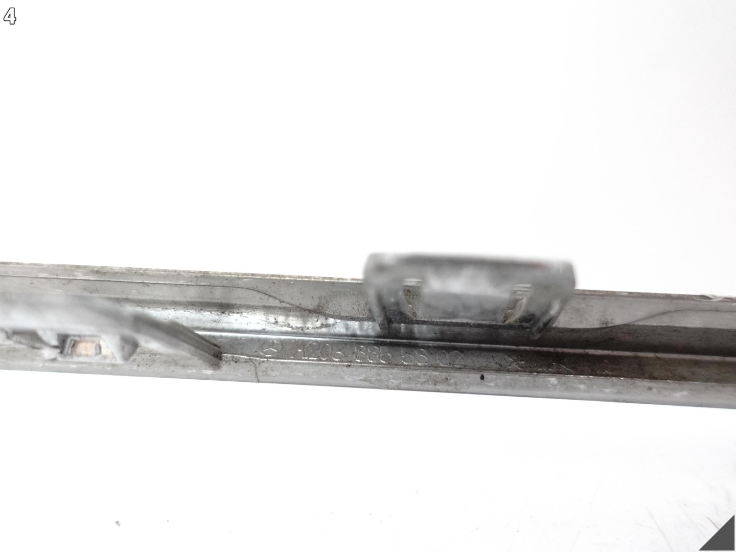 MERCEDES C-KLASA W206 S206 AMG 21- bumper moulding central CHROM front