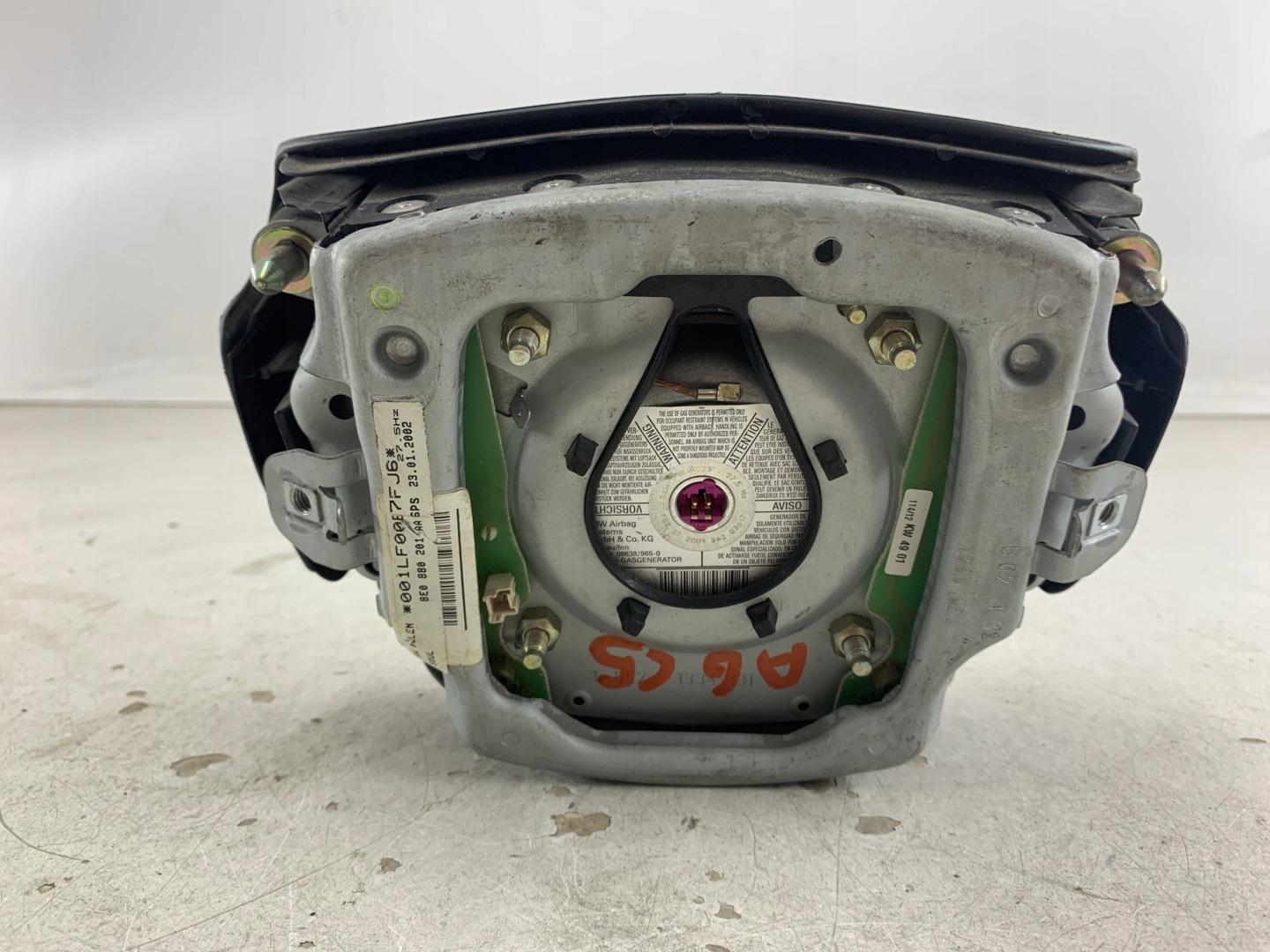 AUDI A4 B6 airbag 8E0880201AA