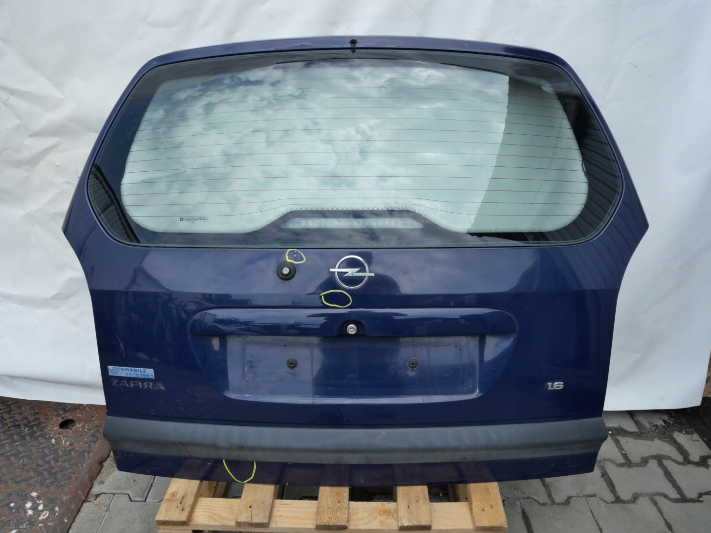 OPEL ZAFIRA A trunk door boot rear part