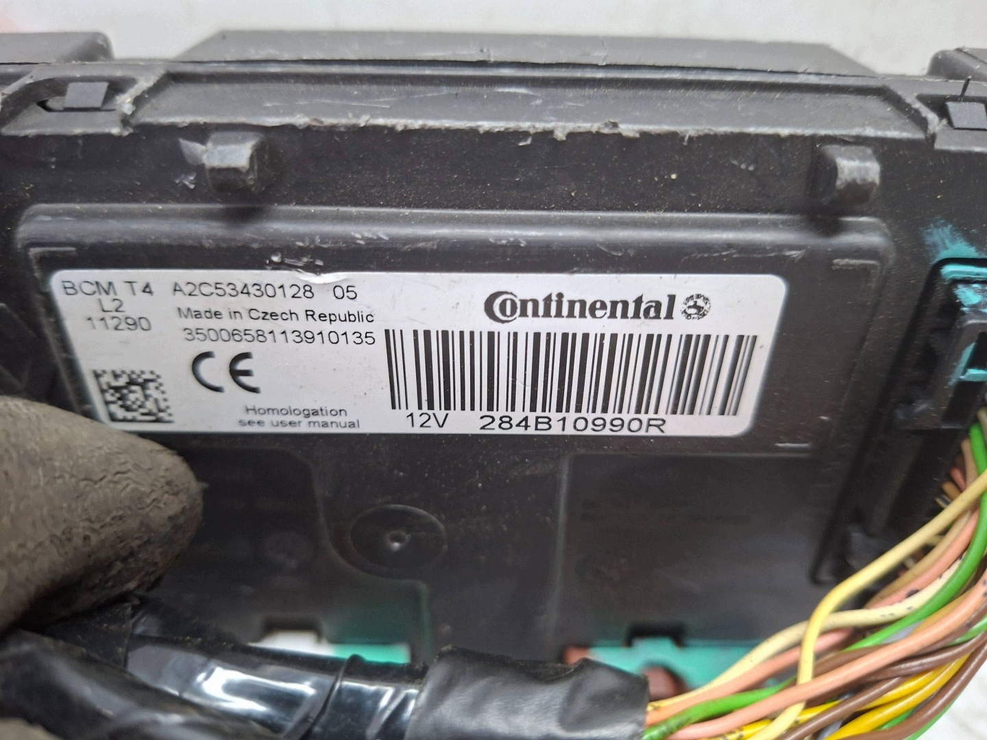 control unit comfort control unit 284B10990R A2C53430128 DACIA LODGY