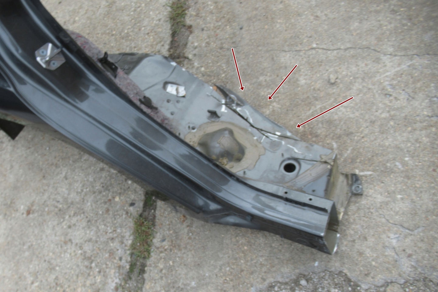 FORD FOCUS MK3 FL 17R KOMBI LONGHERONE parafango Destra posteriore
