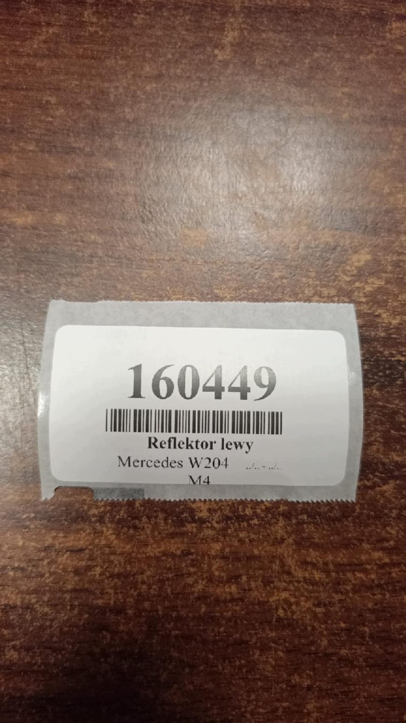 MERCEDES W204 REFLEKTOR light left front