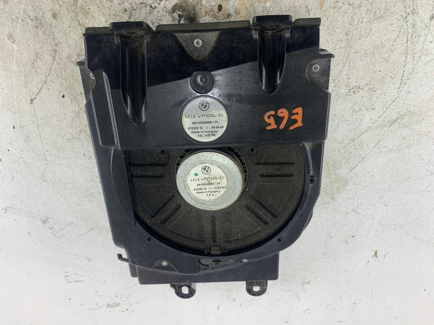 BMW E65 speaker NISKOTONOWY SUBWOOFER 6929100 6970006