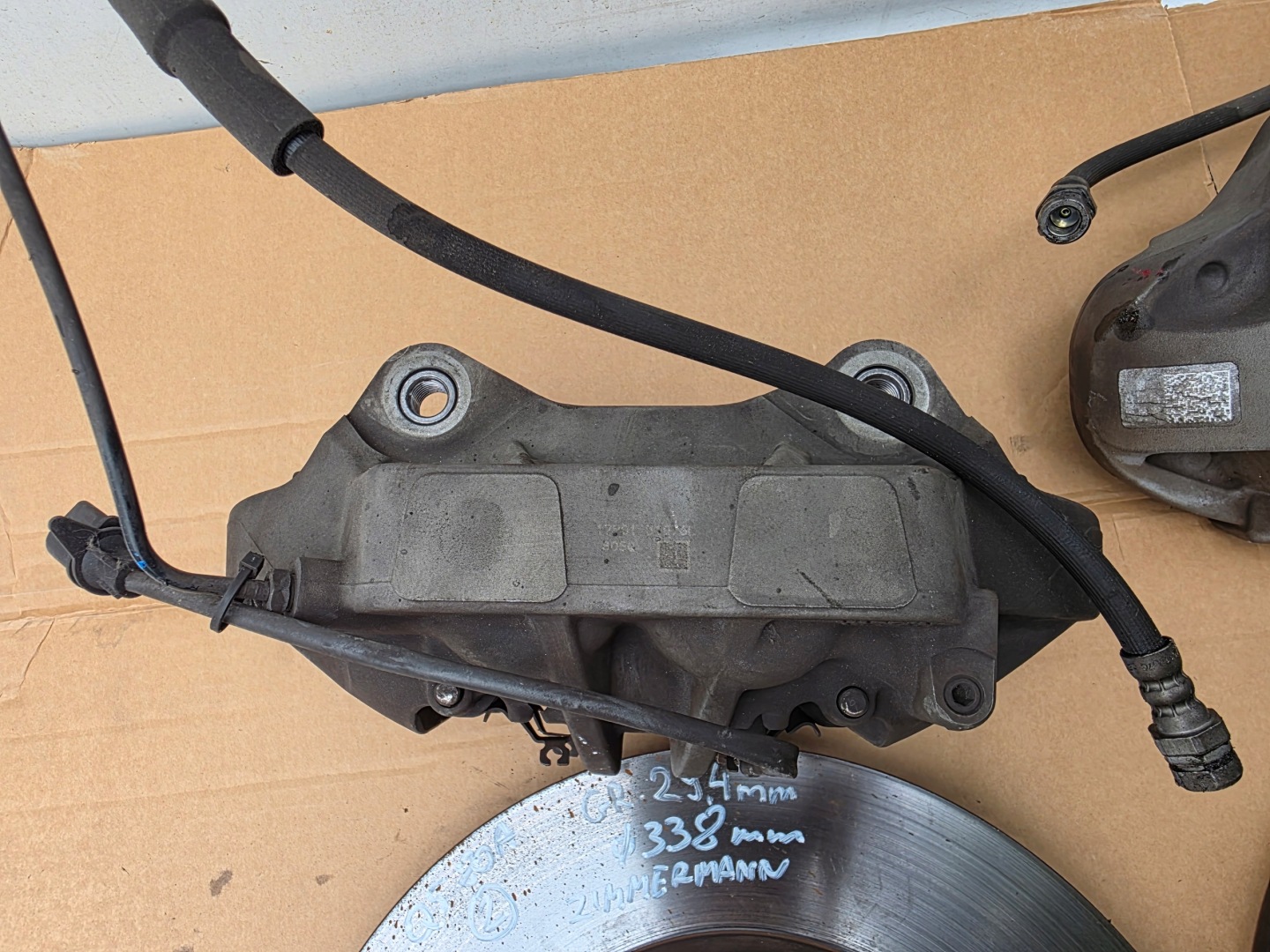 calipers HAMULCE front front AUDI Q5 80A FY II 338 338MM discs KOMPLET