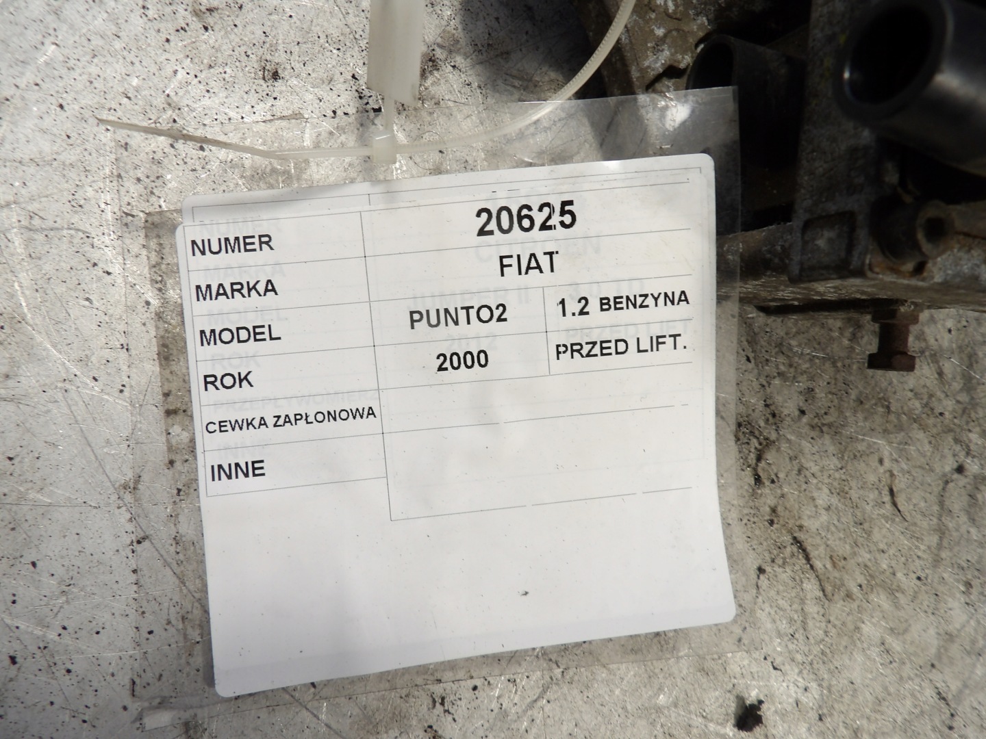 Fiat Punto II coil ignition 1,2B