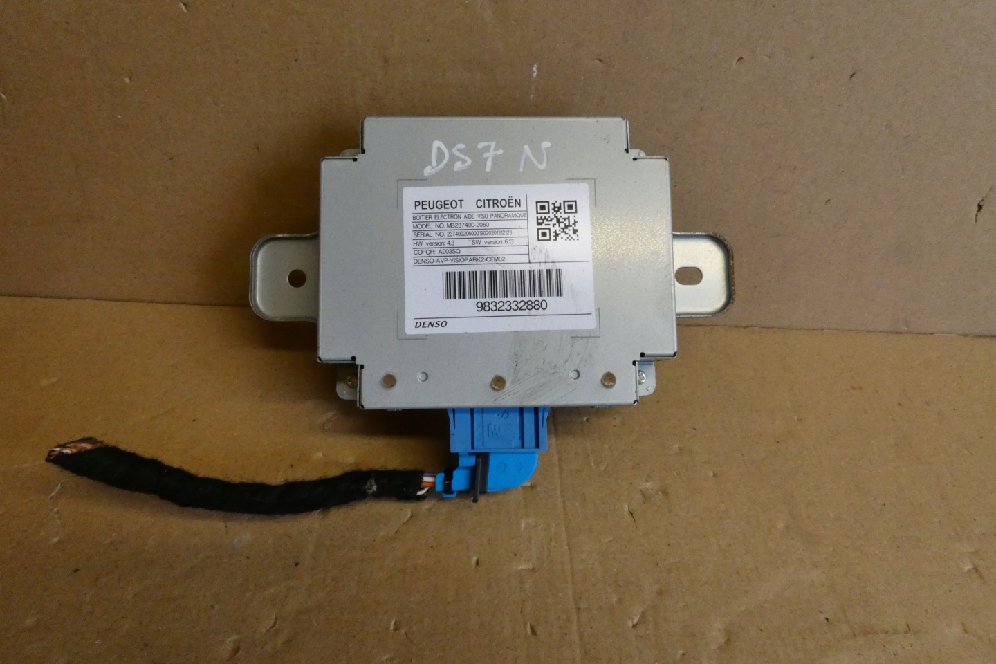Citroen DS7 Crossback 2021 module / control unit Video 9832332880