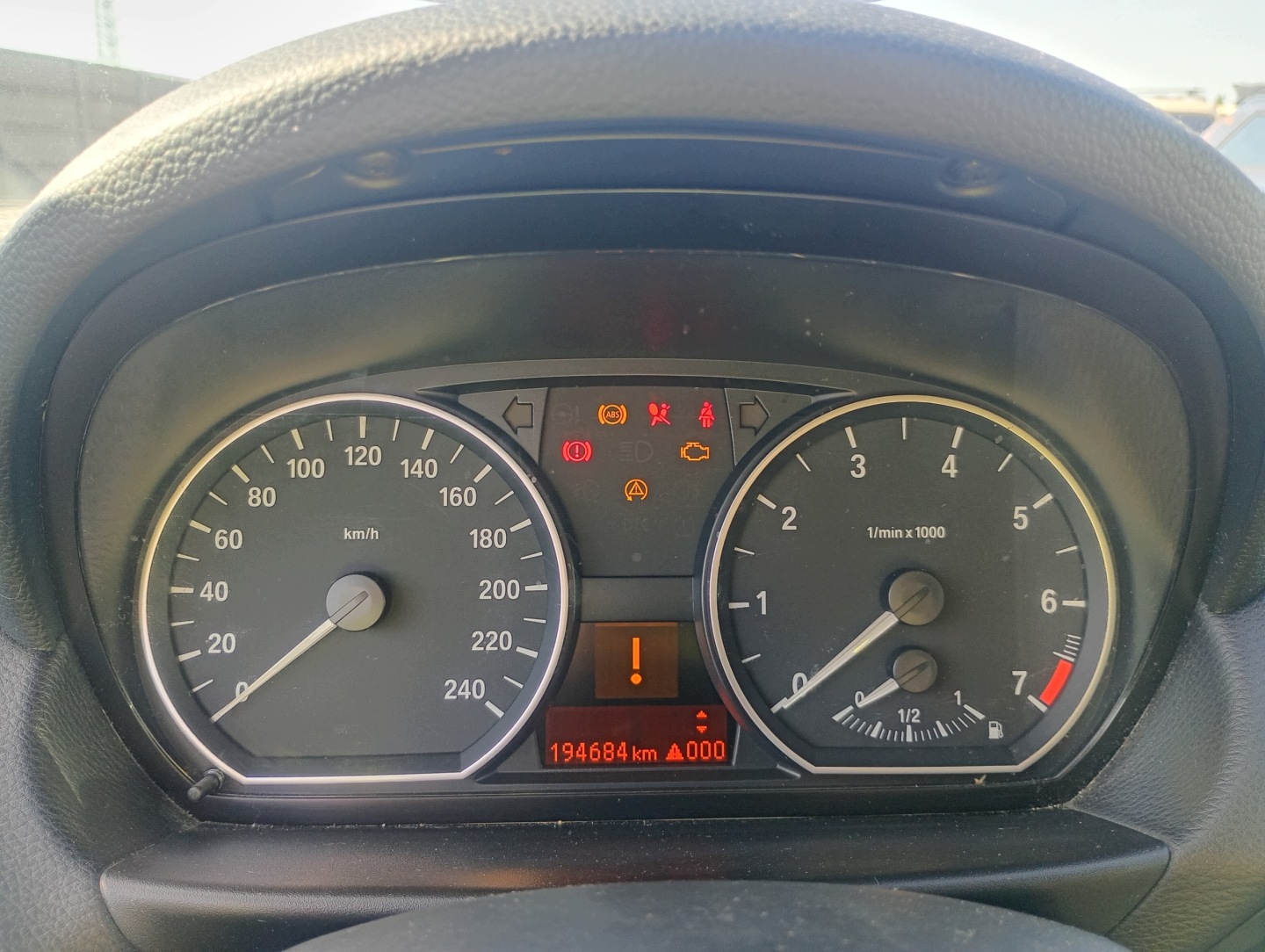 dials dials tachometer BMW 1 and E81 07-11 1.6 16V przebieg 194684km