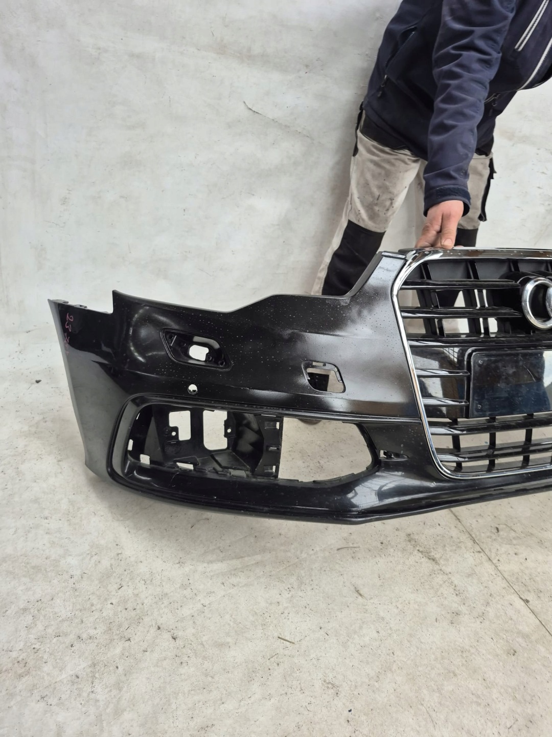 AUDI A6 C7 4G S-LINE 11-14 bumper front front SPR 4XPDC 4G0807437C