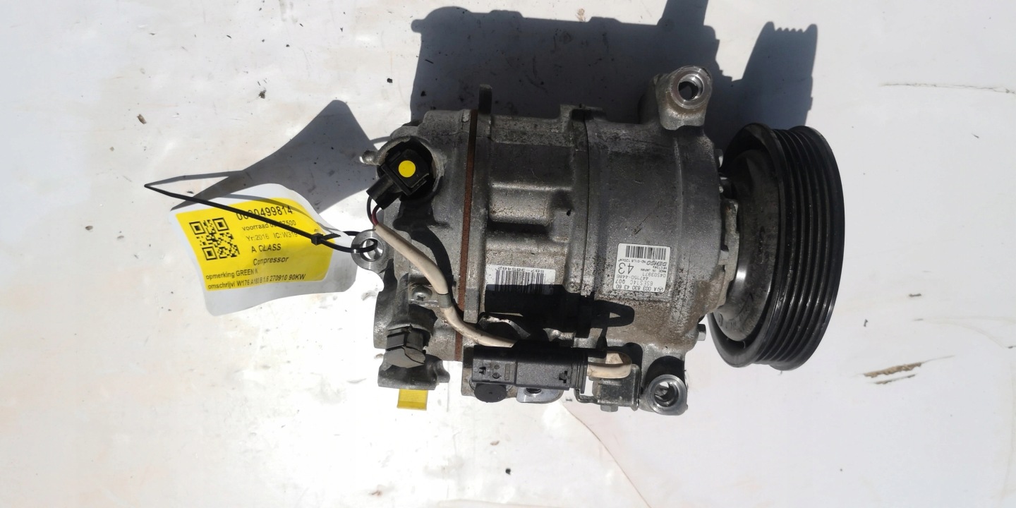 MERCEDES AKLASA 1.6 W176 A180 A0038304360 compressor;