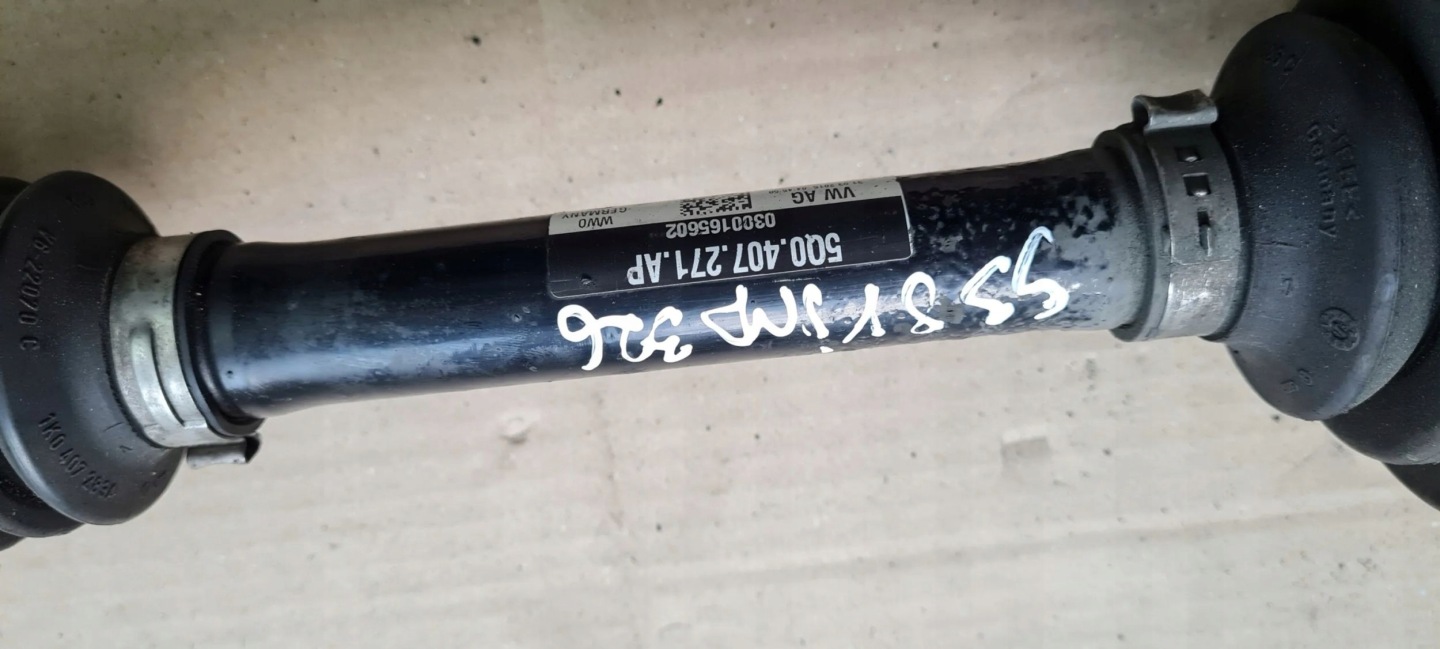 S3 8V sedan A3 semi-axis front front left 2.0 TFSI 5Q0407271AP