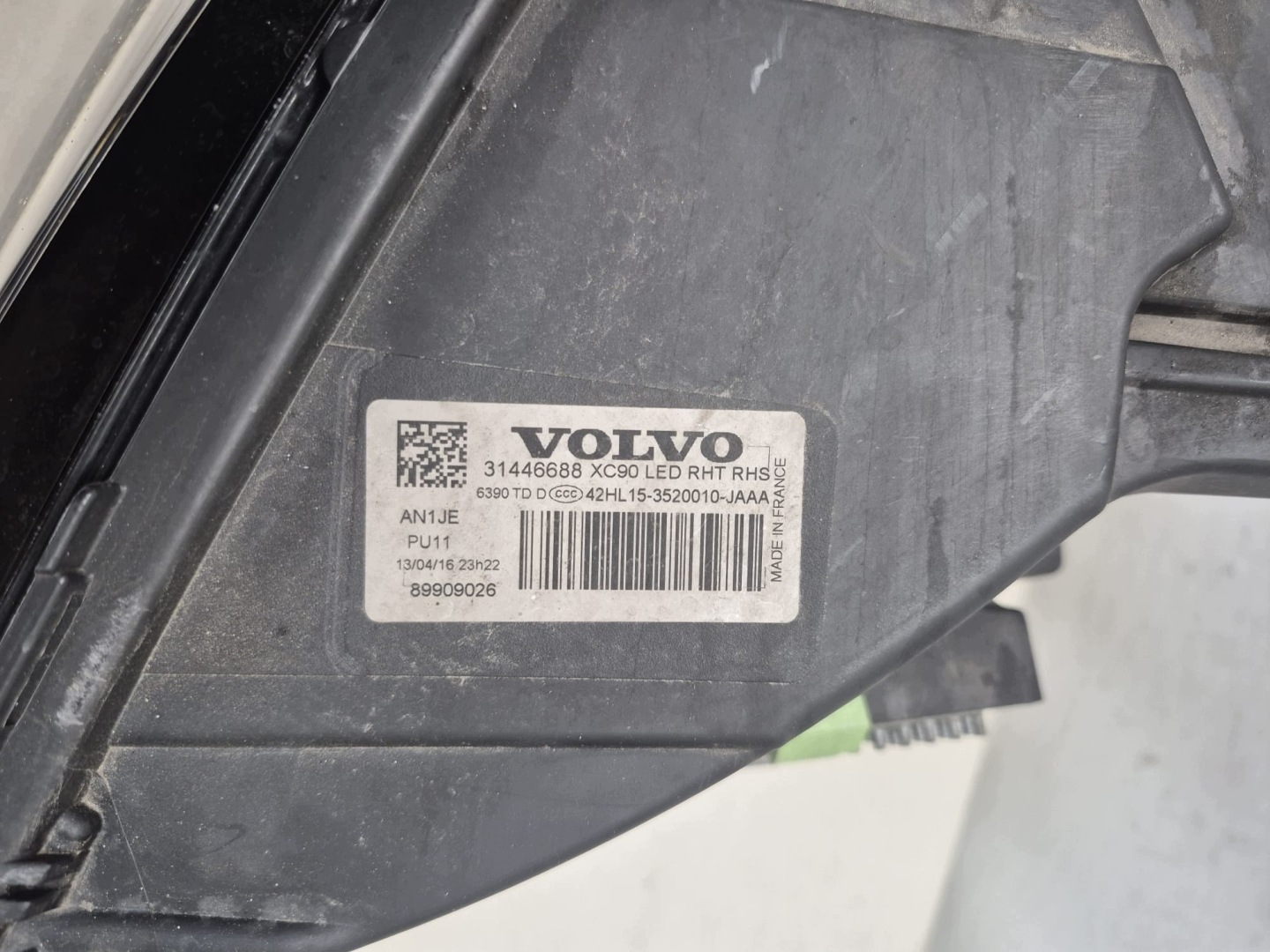 VOLVO XC90 II 2 14- light right front front FULL LED complete 31446688