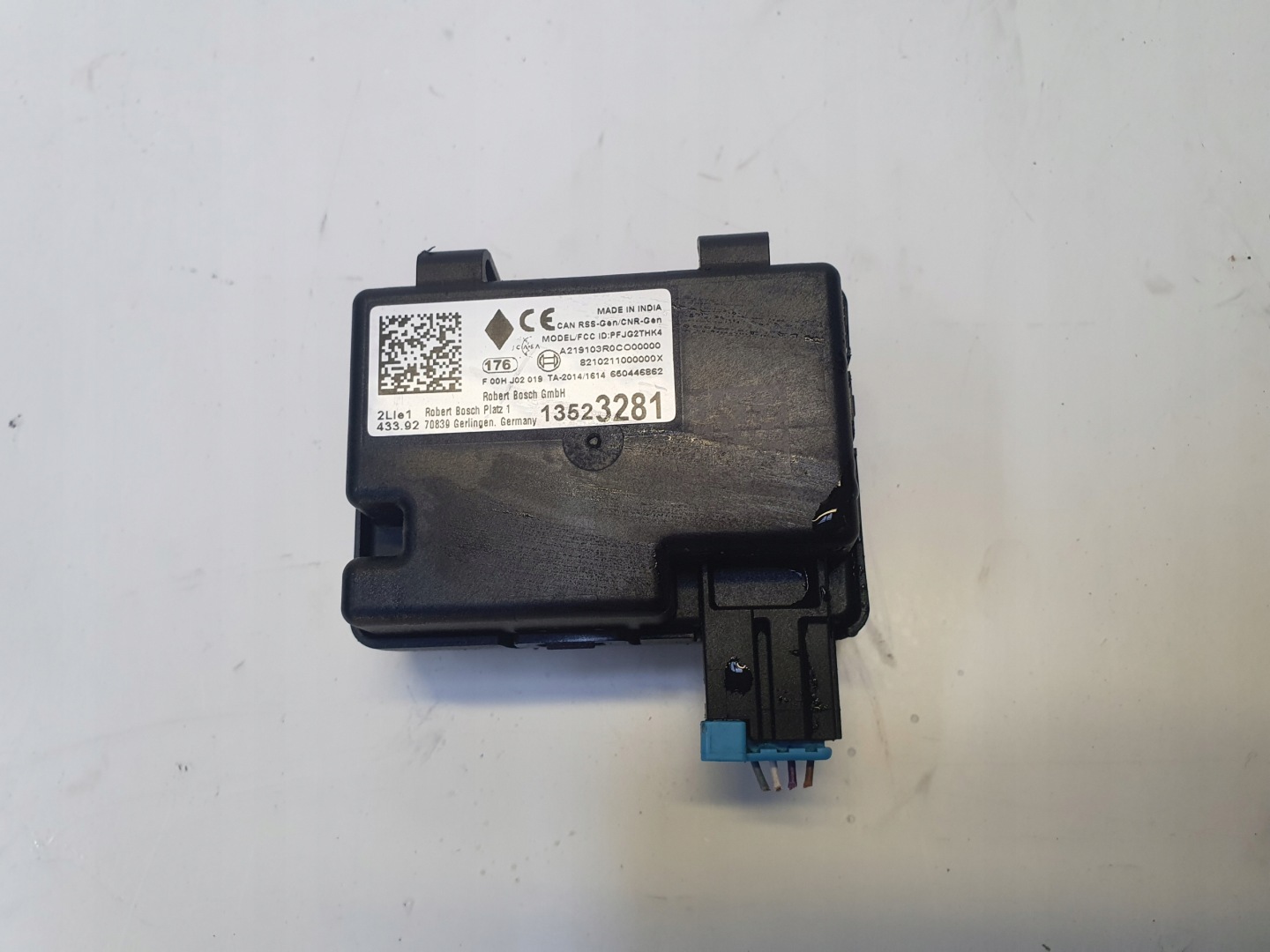 OPEL ASTRA K module control unit of a lock 13523281