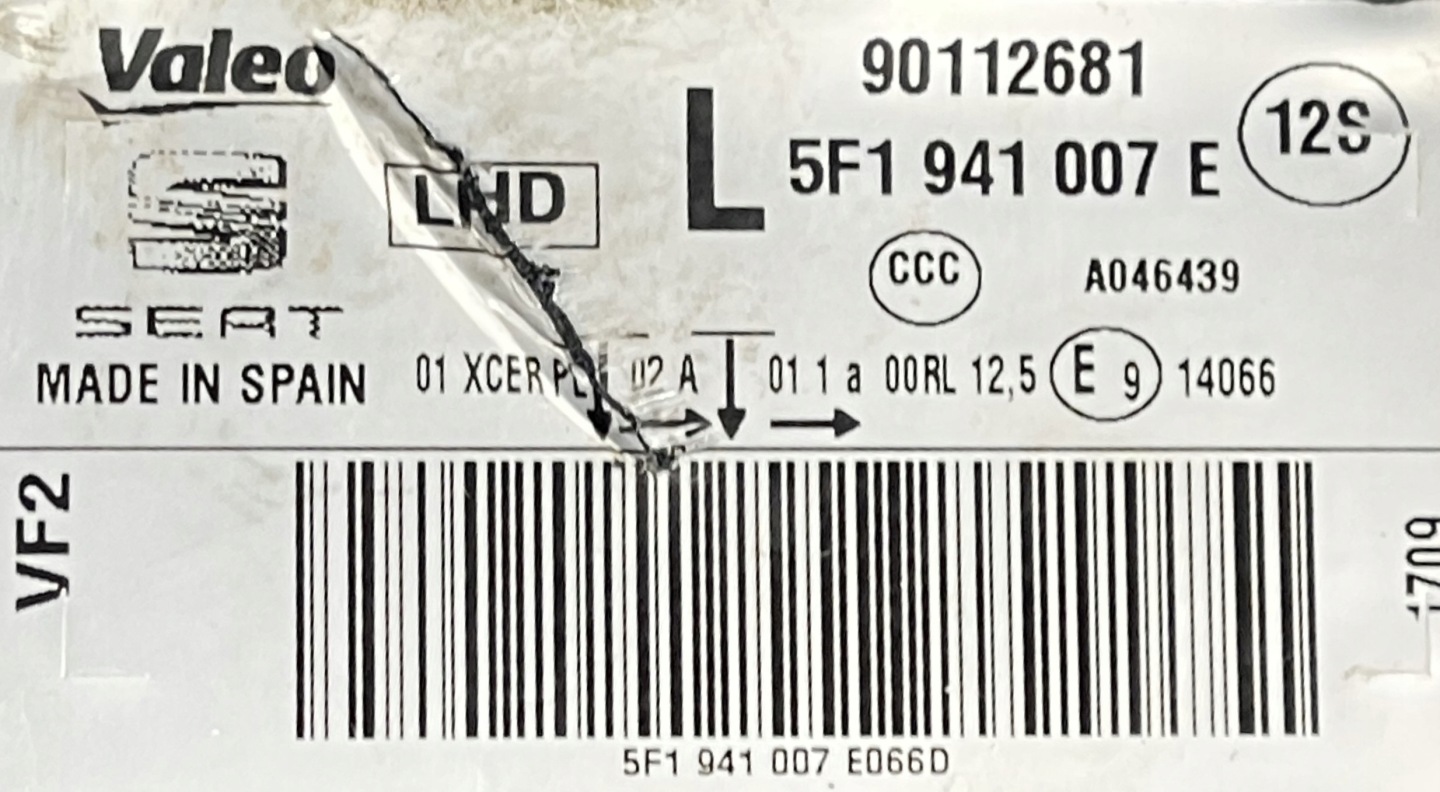 JEZ MODULO CENTRALINA LED SEAT LEON III 12